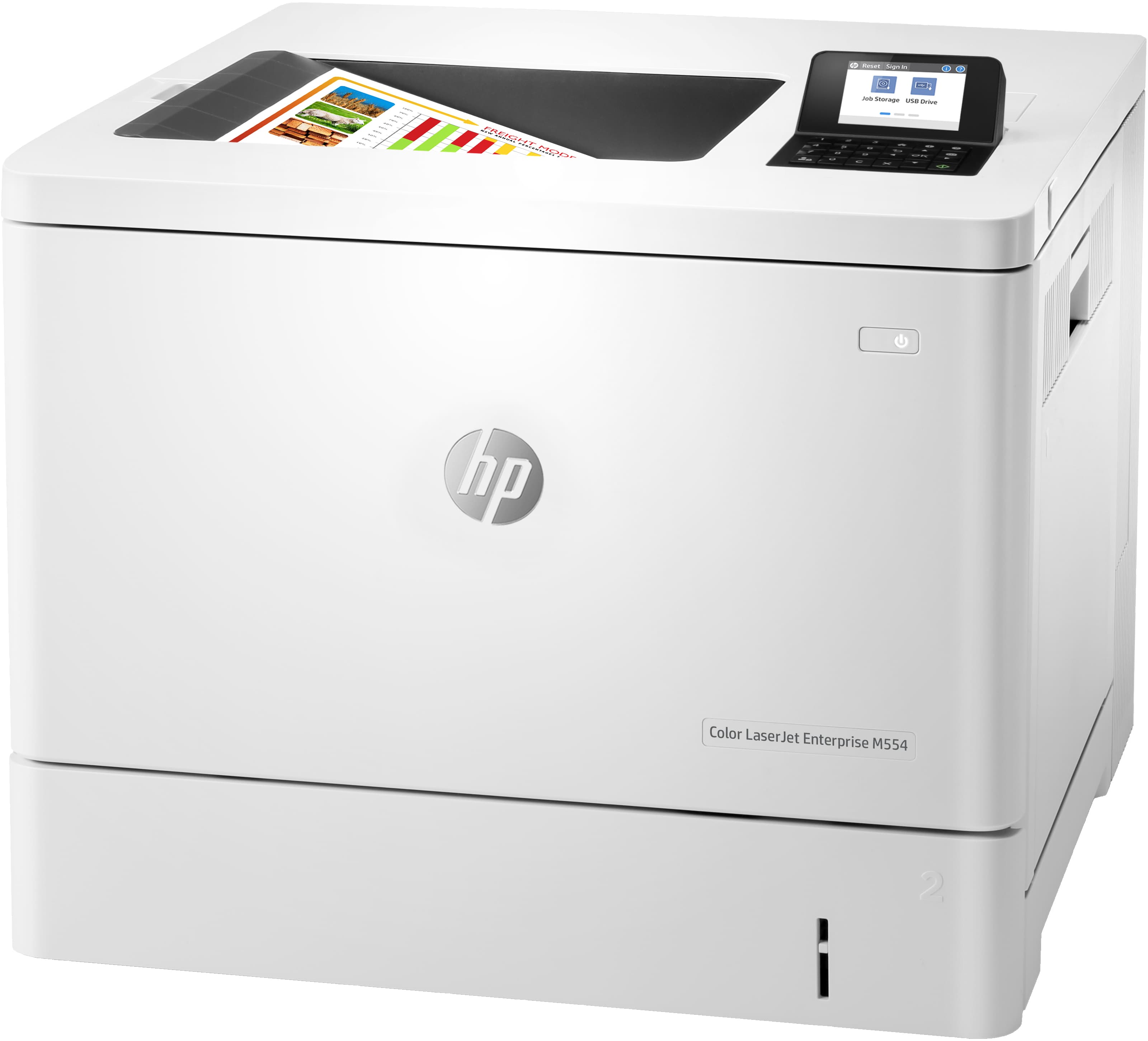 HP Color LaserJet Enterprise M554dn Printer — photo 2 of 16