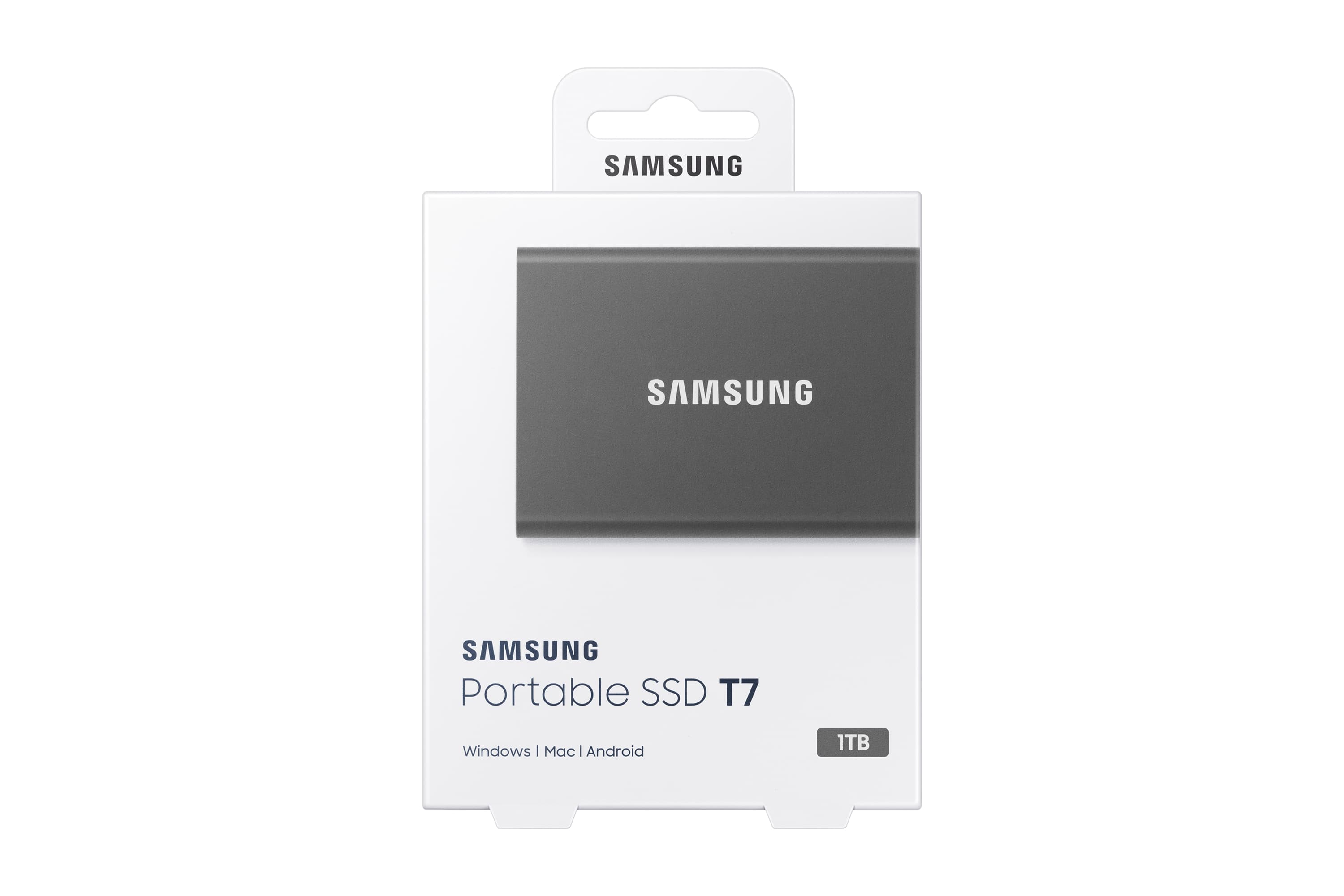 Samsung Portable SSD T7 USB 3.2 Gen 2 1TB - Gray — photo 8 of 12