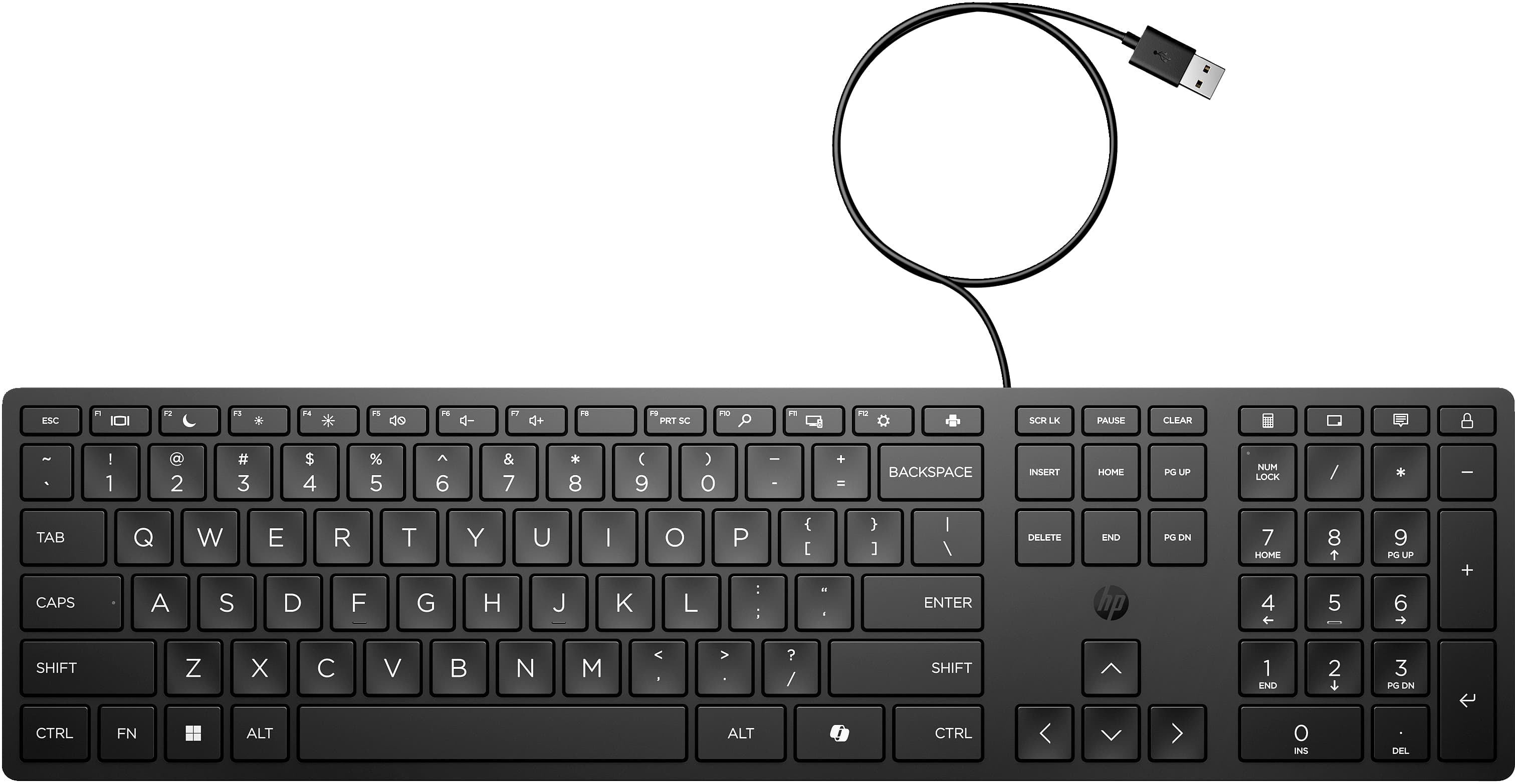 HP 320K Wired Desktop Keyboard (9SR37UT) - QWERTY — photo 5 of 6
