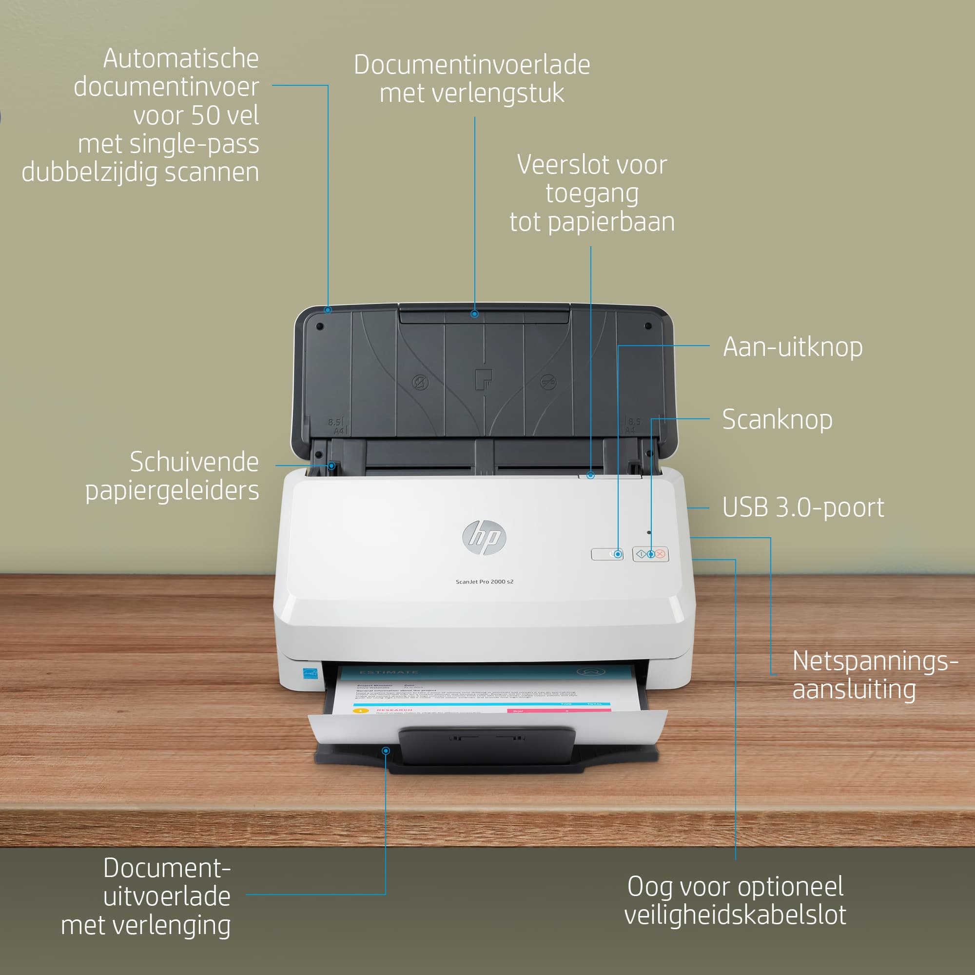 HP ScanJet Pro 2000 s2 Sheet-feed Scanner — photo 4 of 11