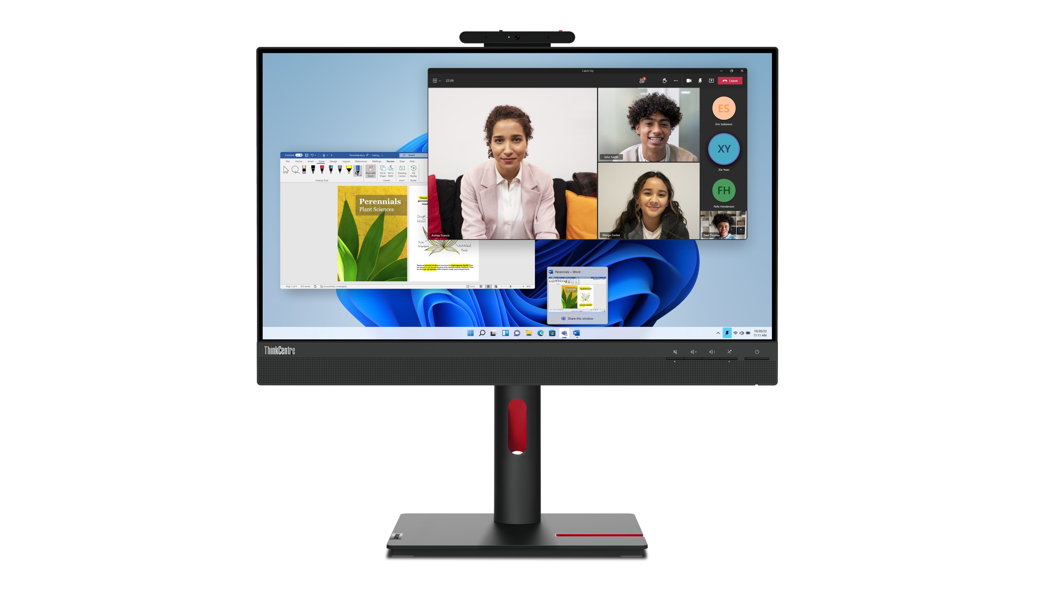 ThinkCentre Tiny-In-One 24 Gen 5 - 24 inch - Full HD IPS LED Monitor - 1920x1080 - Pivot / HAS / Webcam