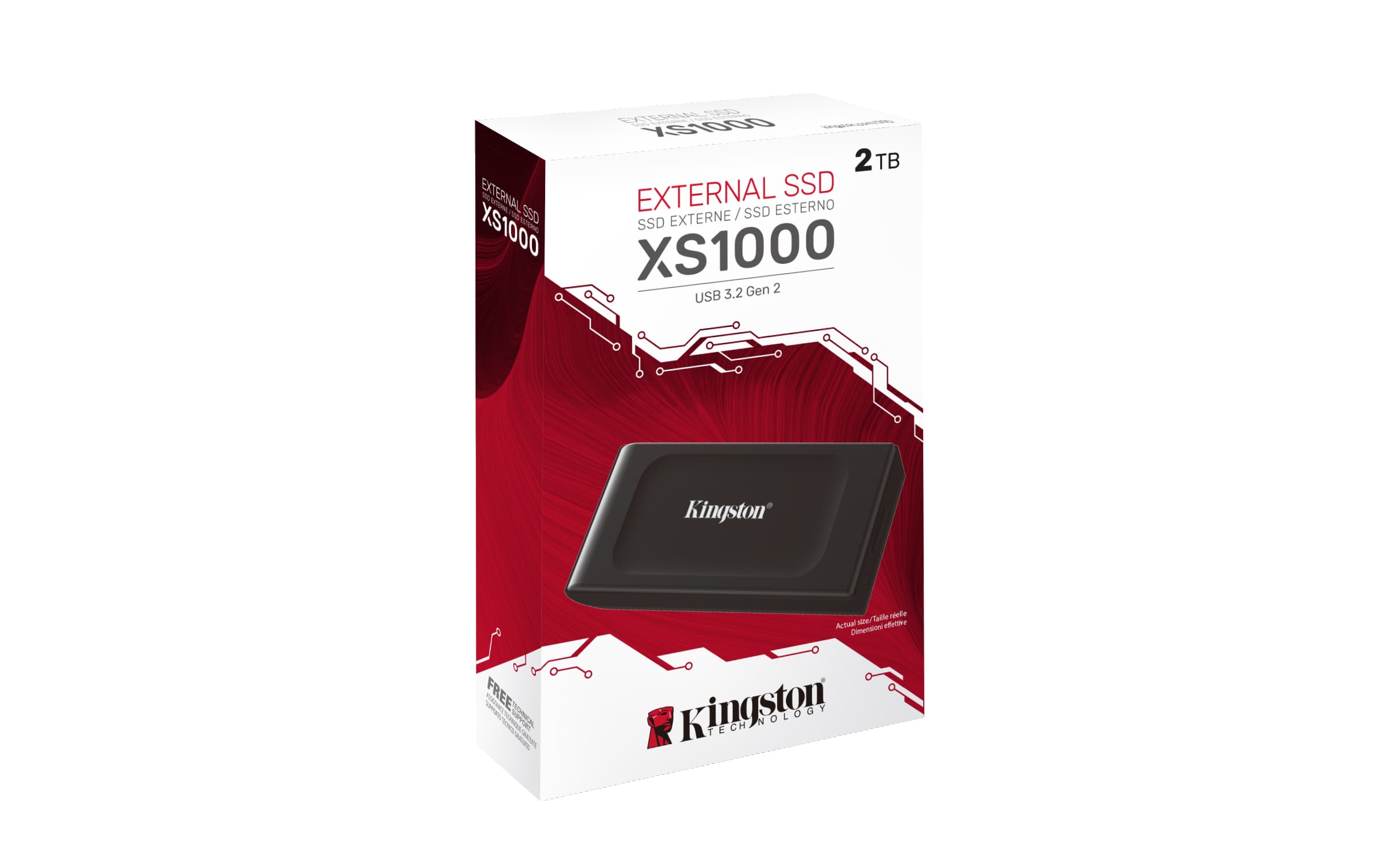 2TB XS1000 External USB 3.2 Gen 2 Black — photo 3 of 15