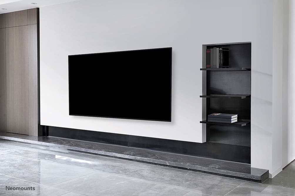 LEVEL-550 Support mural ultra-plat TV - 43-86 pouces - Max 60 kg - VESA 100x100-800x400 - Profondeur 2,3 cm - Installation facile - Noir — photo 15 sur 16
