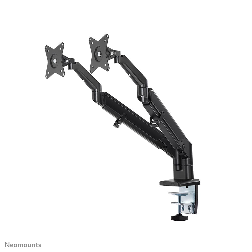 Support pour écrans jumelés 17-32" 1-9 kg Amortisseur à gaz 180° Noir — photo 6 sur 20