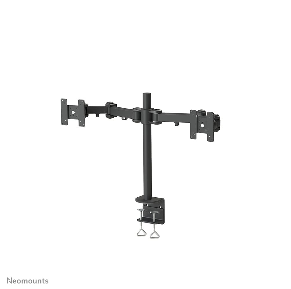 Support d'écran double - 10-27" - 0-8 kg/écran - Noir — photo 2 sur 7