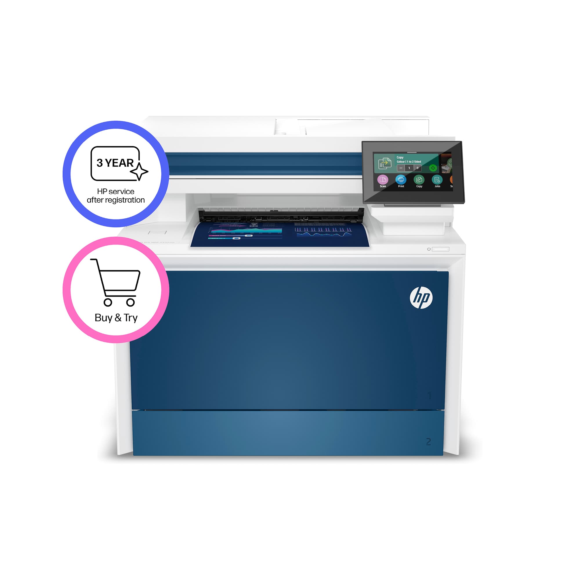 Imprimante multifonction HP Color LaserJet Pro 4302dw — photo 3 sur 14