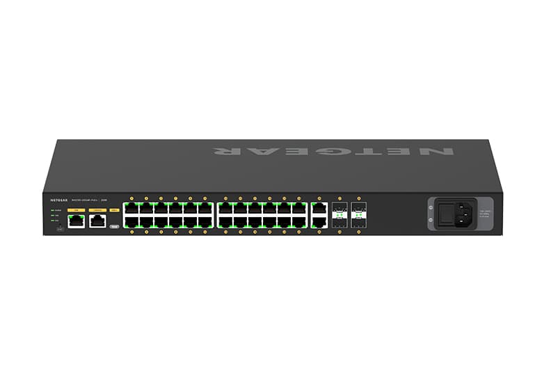 NETGEAR GSM4230P 24-Port Gigabit PoE+ Managed Switch with 300W Power Supply and 4 SFP Ports — photo 5 of 7