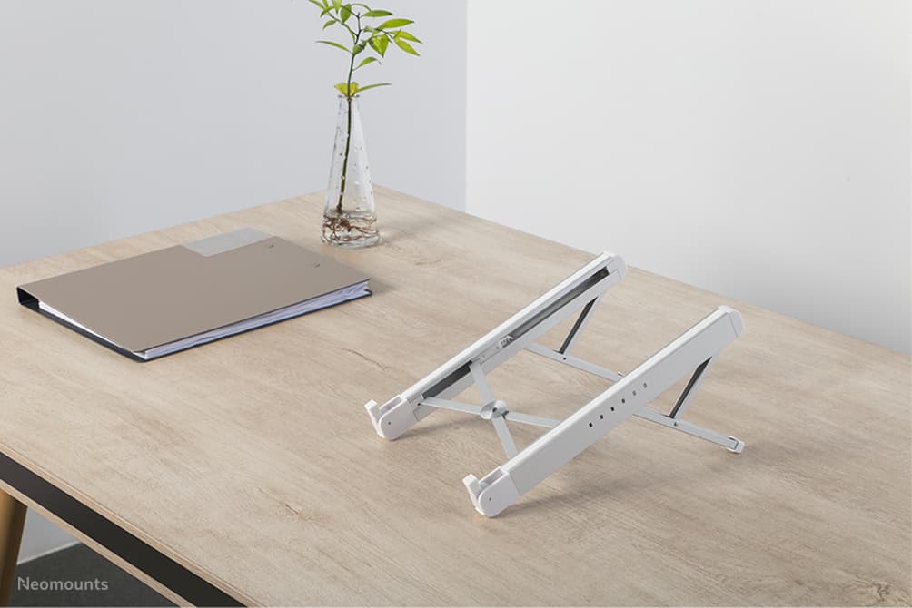 Support Ordinateur Portable - 11-17 Pouces - Jusqu'à 5 kg - 6 Positions de Hauteur - Pliant - Compact - Universel - Argent — photo 14 sur 18