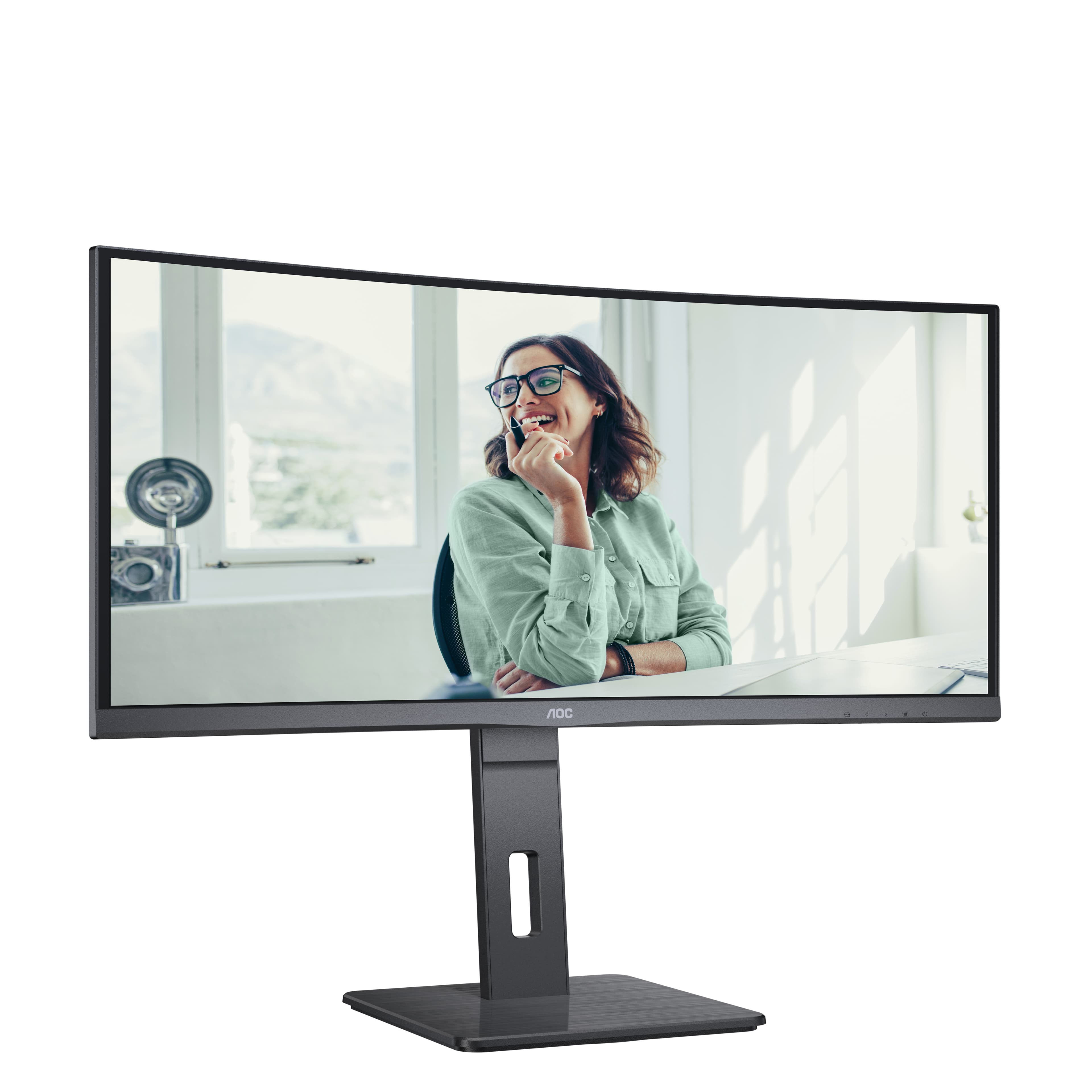 AOC CU34P3CV 34" UltraWide Quad HD Monitor — photo 7 of 16