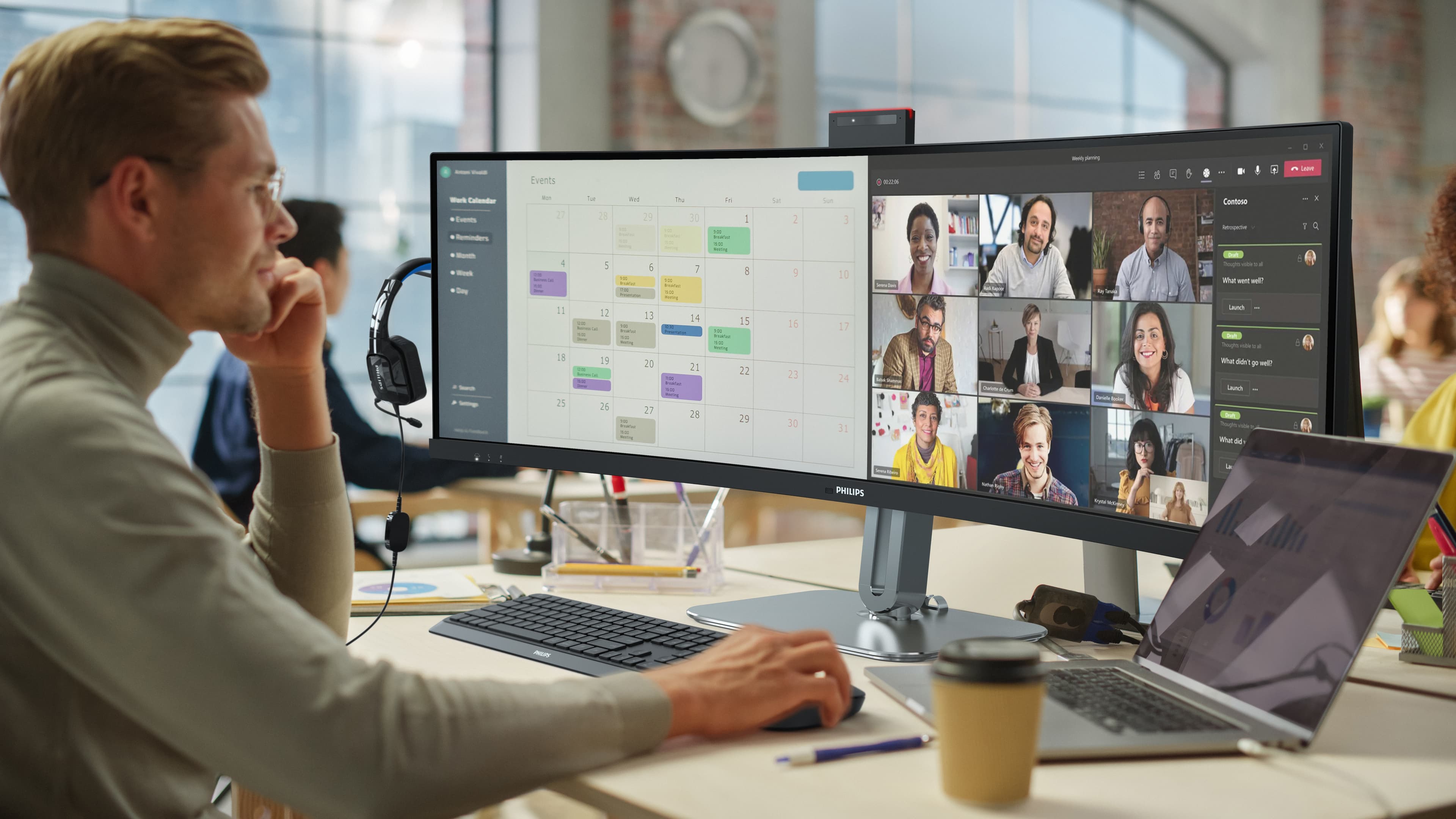 Philips 5000 Series 49B2U5900CH/00 49-inch Curved Dual Quad HD VA LED Monitor — photo 16 of 16
