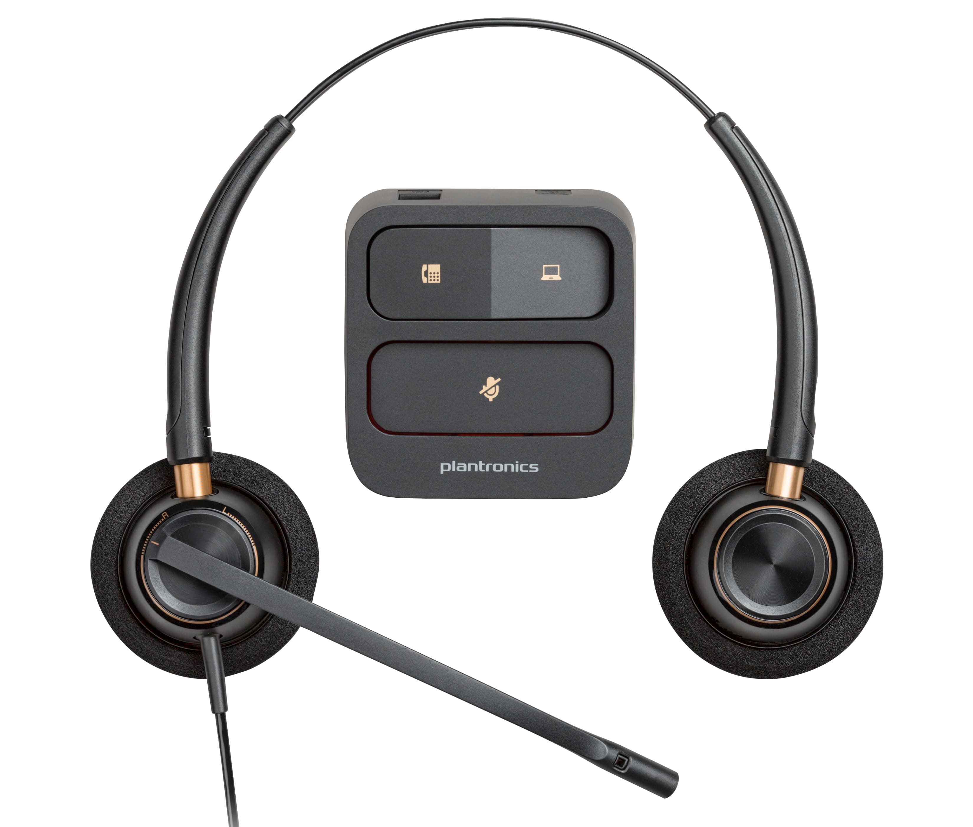 HP Poly EncorePro 520 Binaural Headset + Quick Disconnect