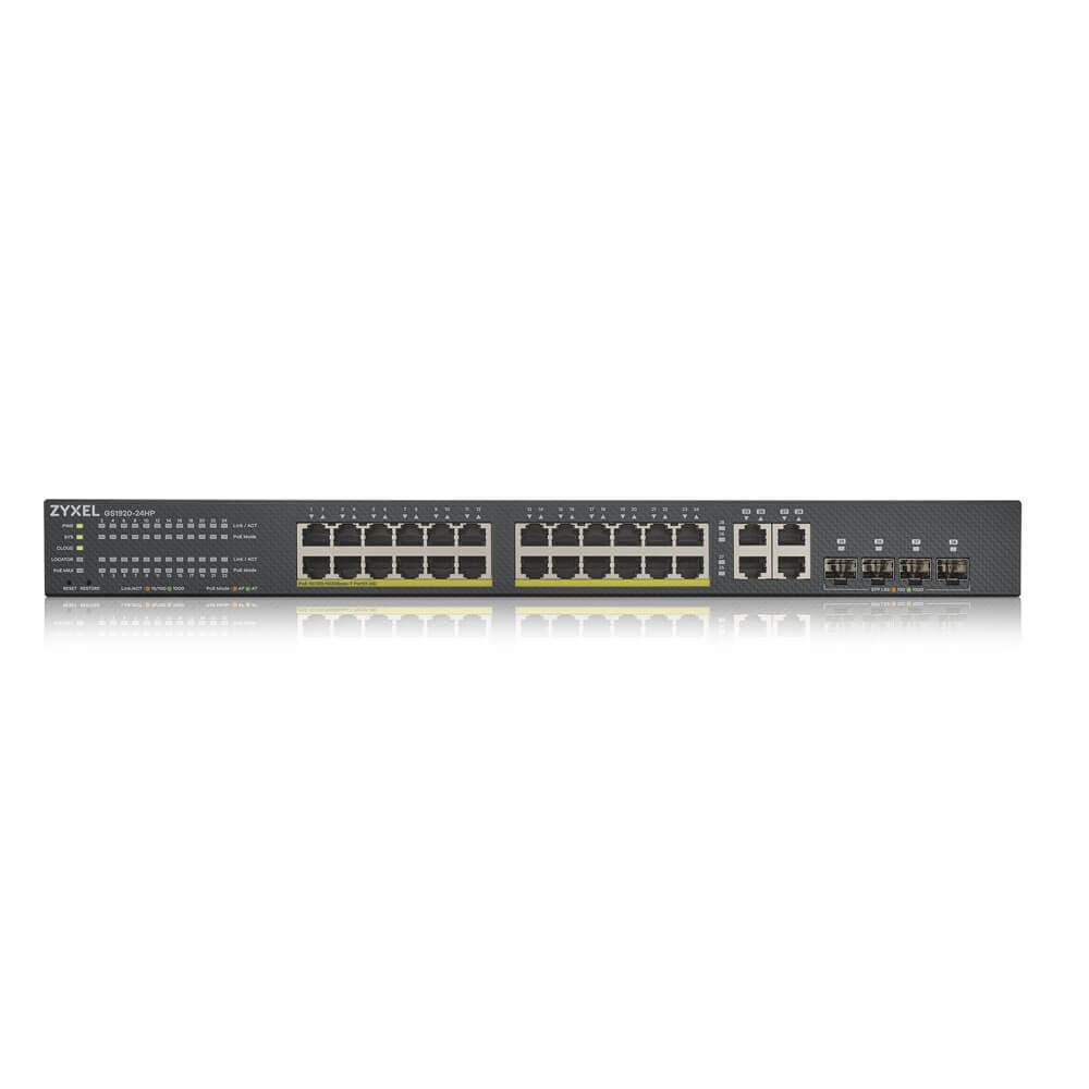 24-Port Gigabit Smart Managed PoE+ Switch - 375W - NebulaFlex Cloud — photo 2 of 4