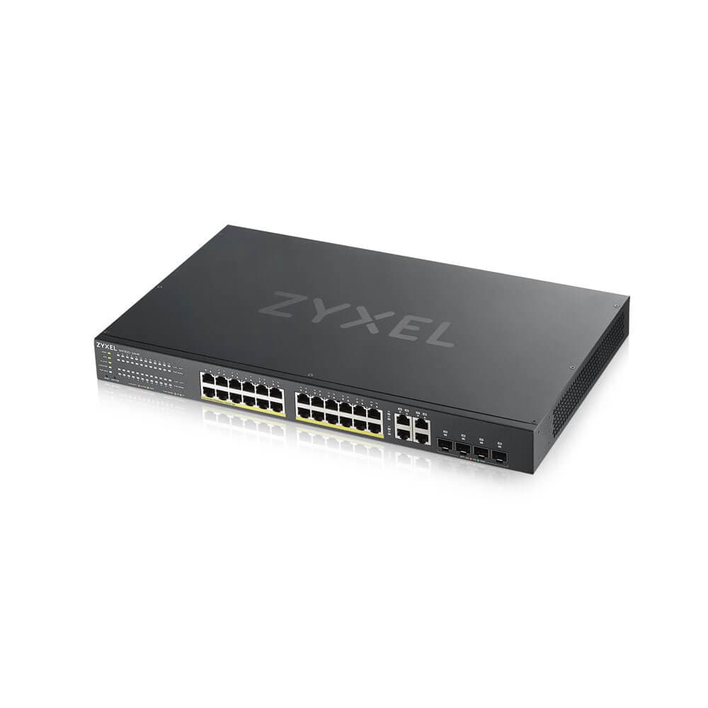 24-Port Gigabit Smart Managed PoE+ Switch - 375W - NebulaFlex Cloud — photo 4 of 4