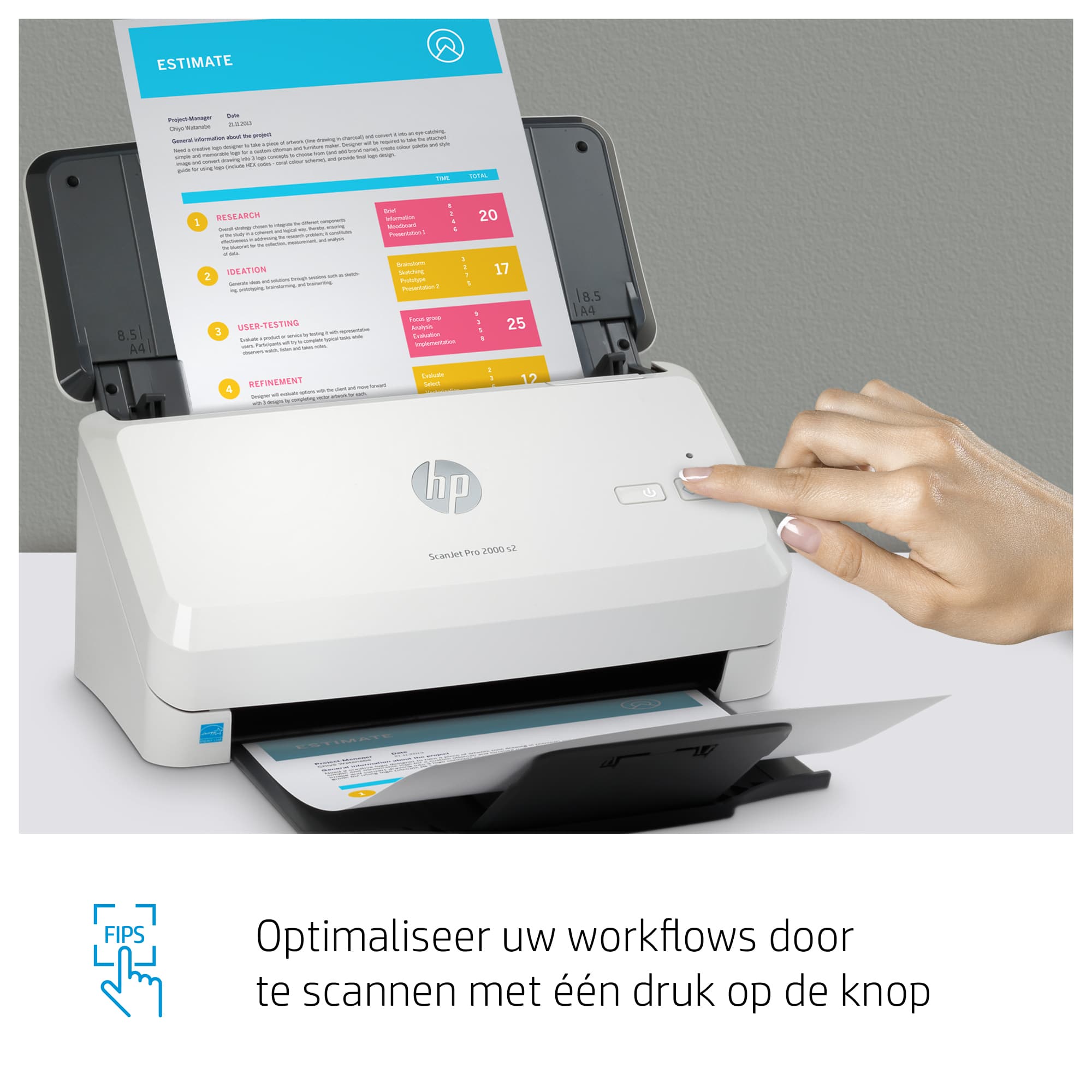 HP ScanJet Pro 2000 s2 Sheet-feed Scanner — photo 6 of 11