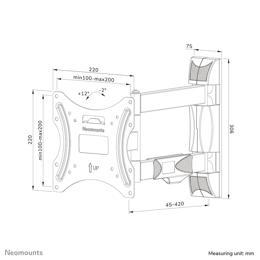 LEVEL-550 Full Motion TV Wall Mount — photo 17 of 17