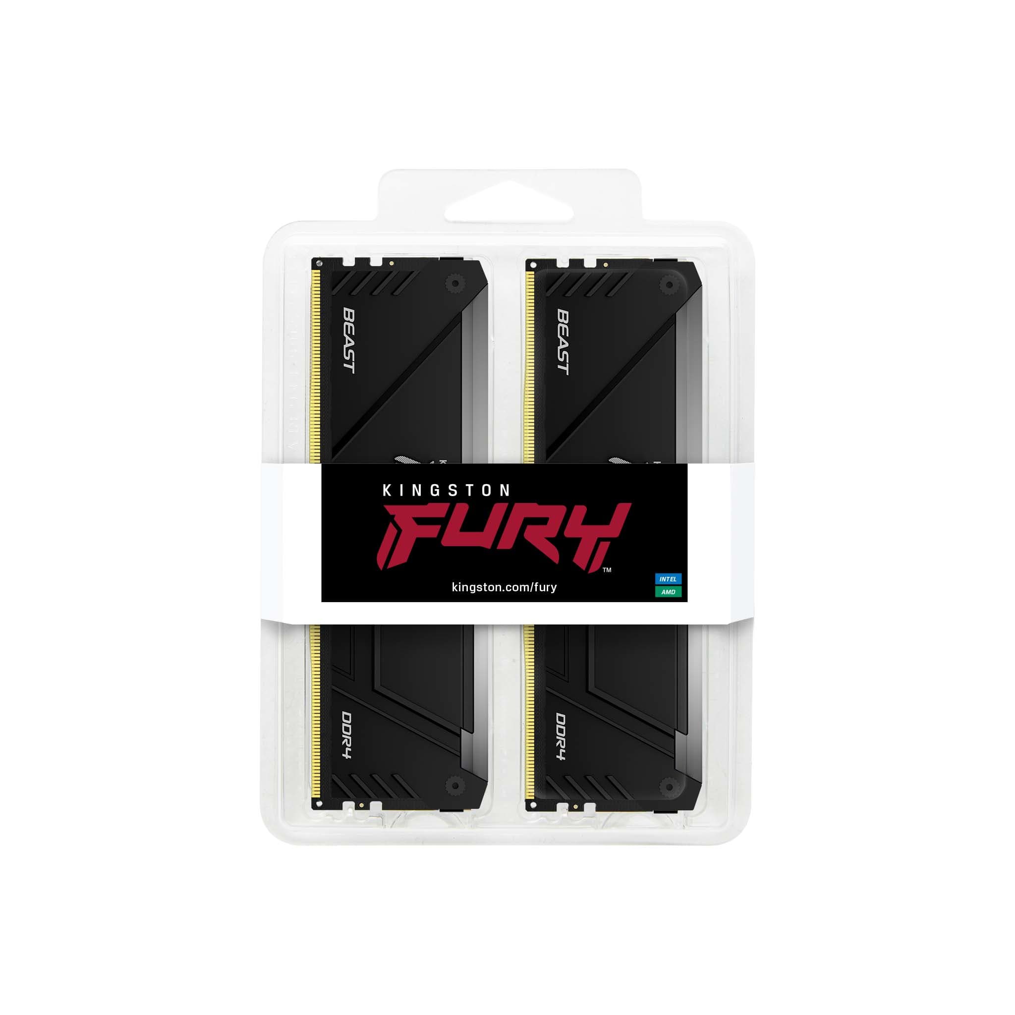 KINGSTON FURY Beast 32GB - RGB - DDR4 - 2x16GB — photo 3 of 8