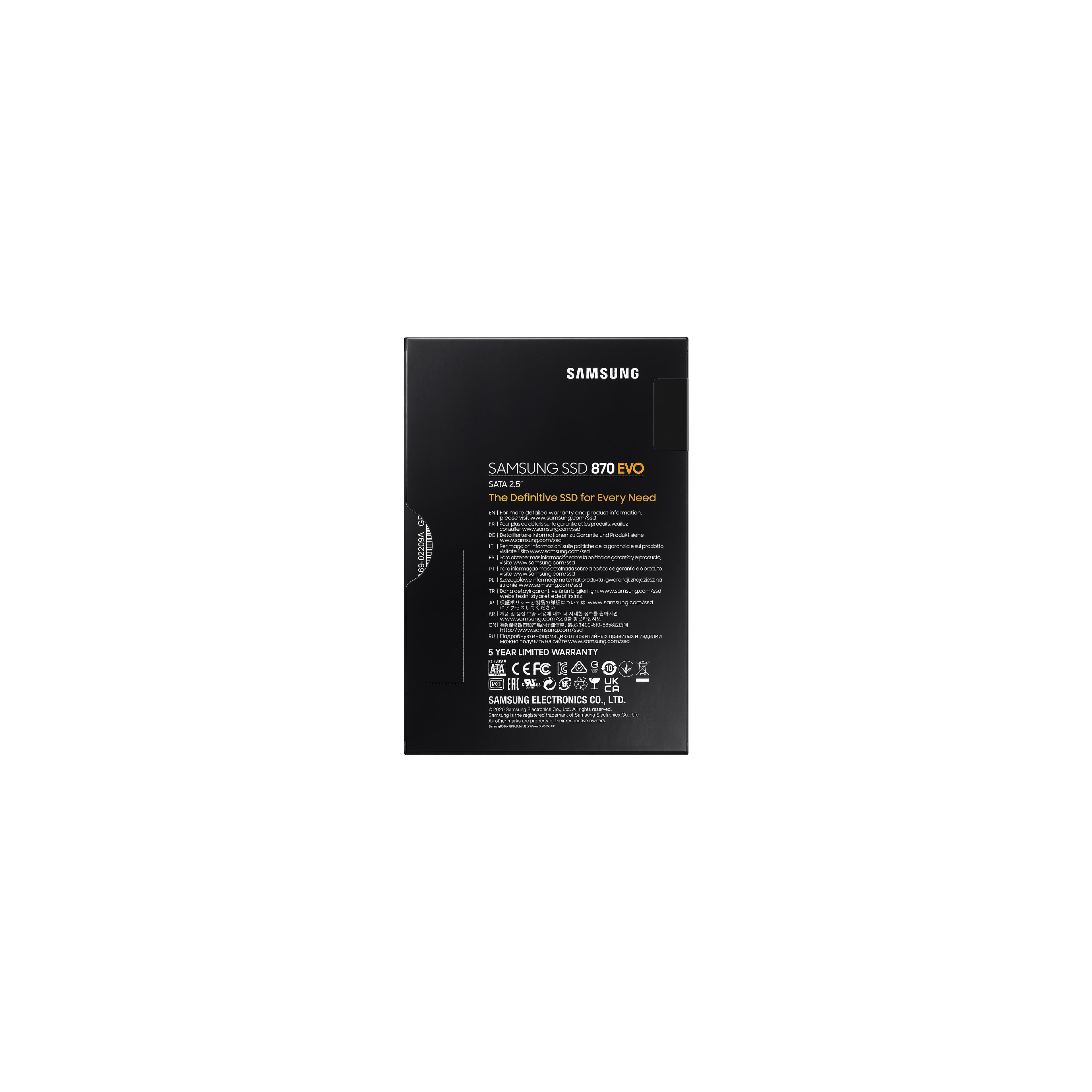 870 EVO SATA III 2.5 inch SSD 2TB — foto 7 van 9