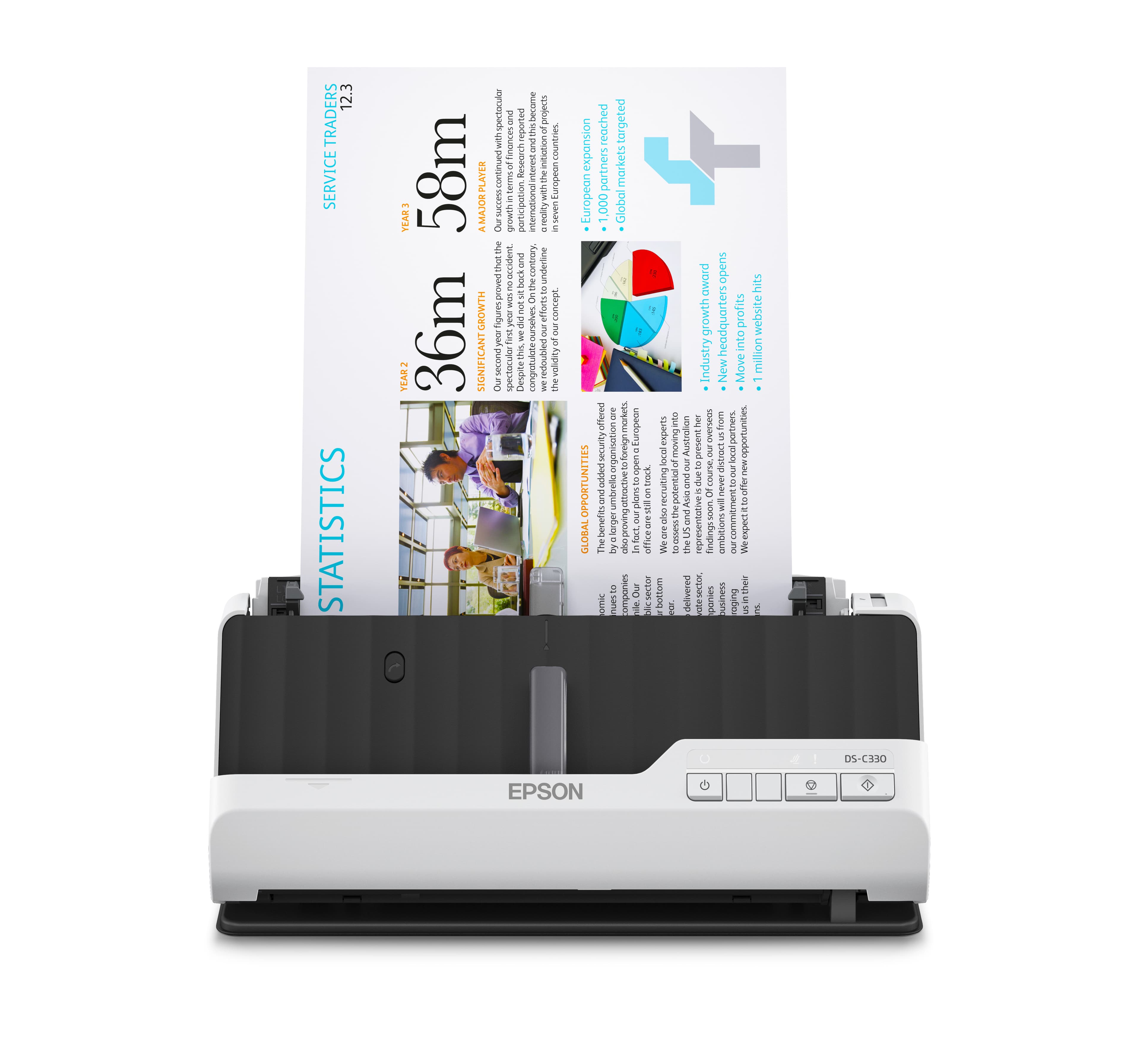 DS-C330 ADF + Sheet-fed scanner 600 x 600 DPI A4 Black, White — photo 5 sur 14