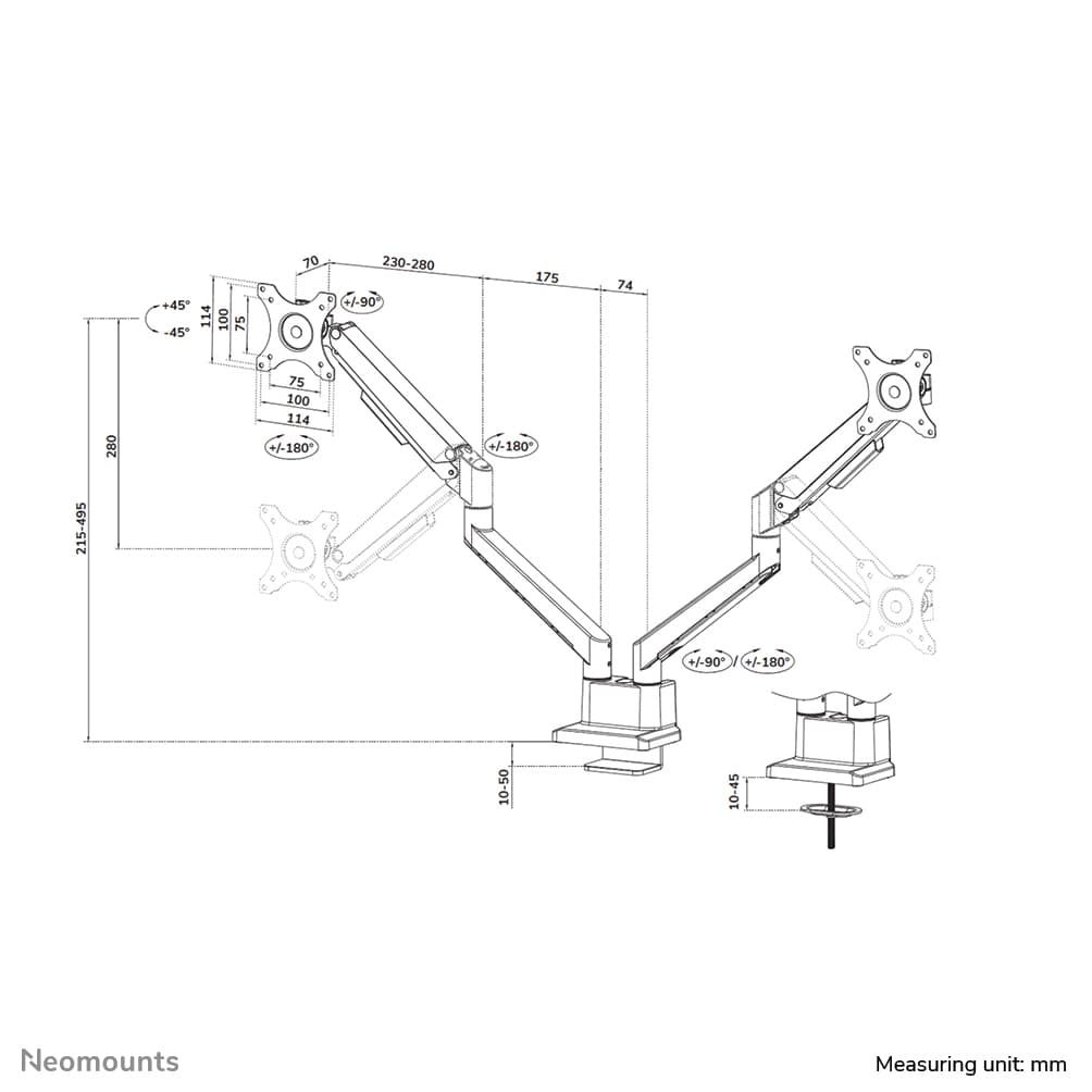 NEXT Slim Dual Monitor Arm — photo 18 of 18