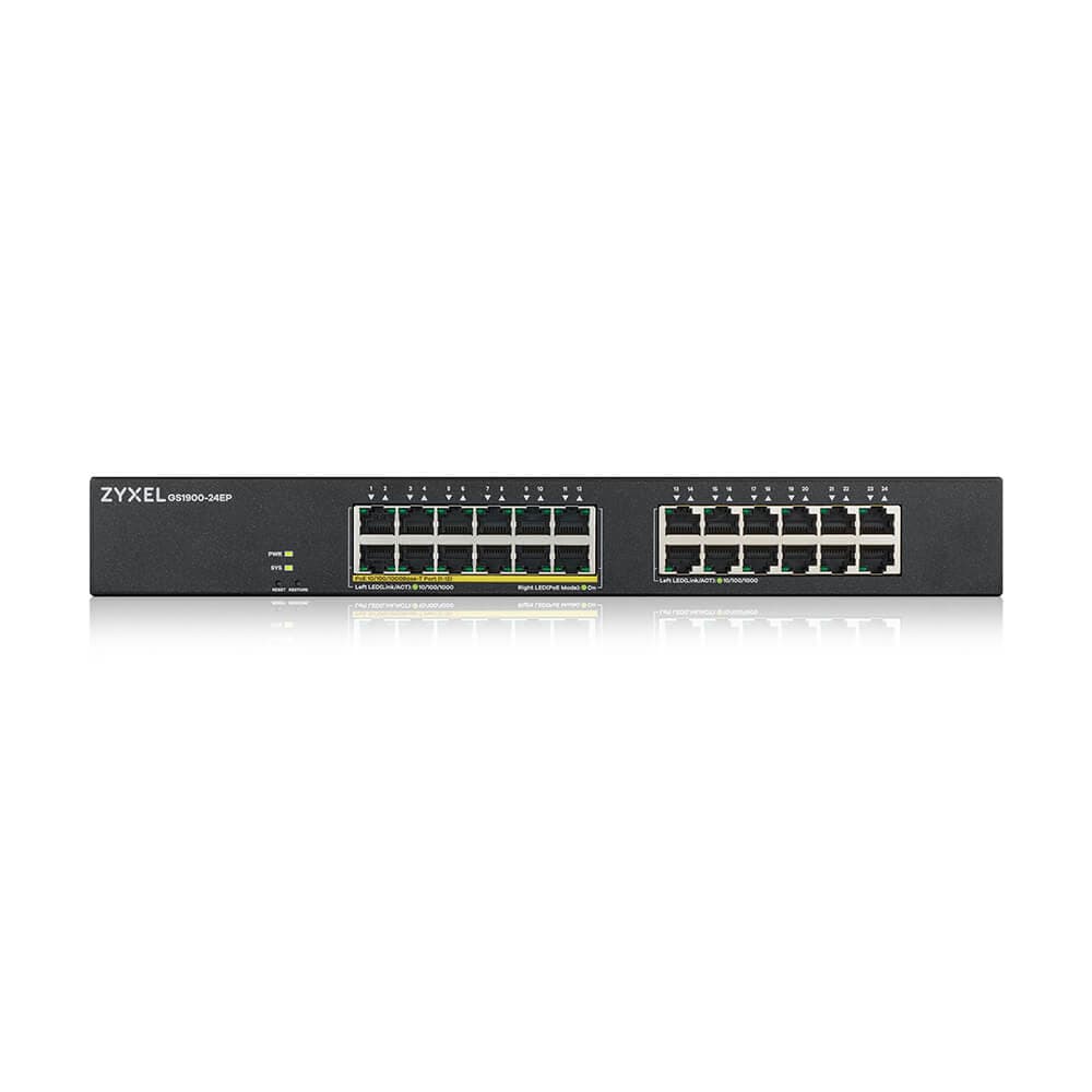 Commutateur 24 ports intelligent géré - PoE+ - Budget d'alimentation 130W — photo 3 sur 4