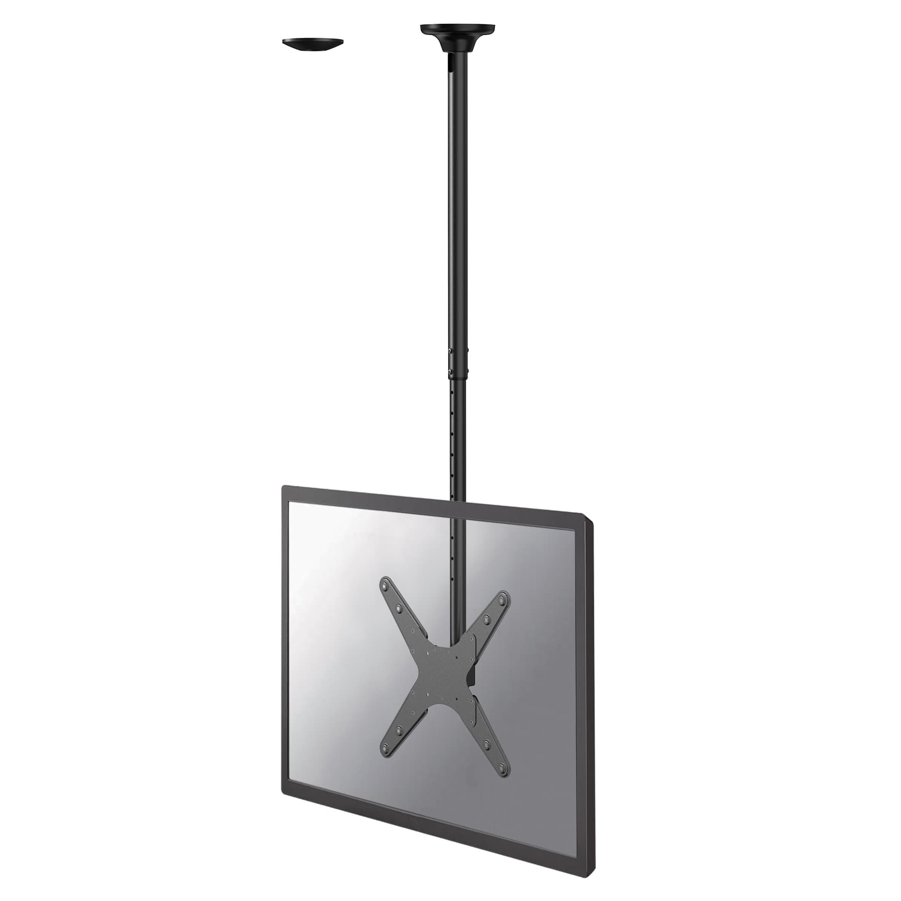 Support plafond pour écran plat 32-75 pouces (Hauteur: 106-156 cm)
