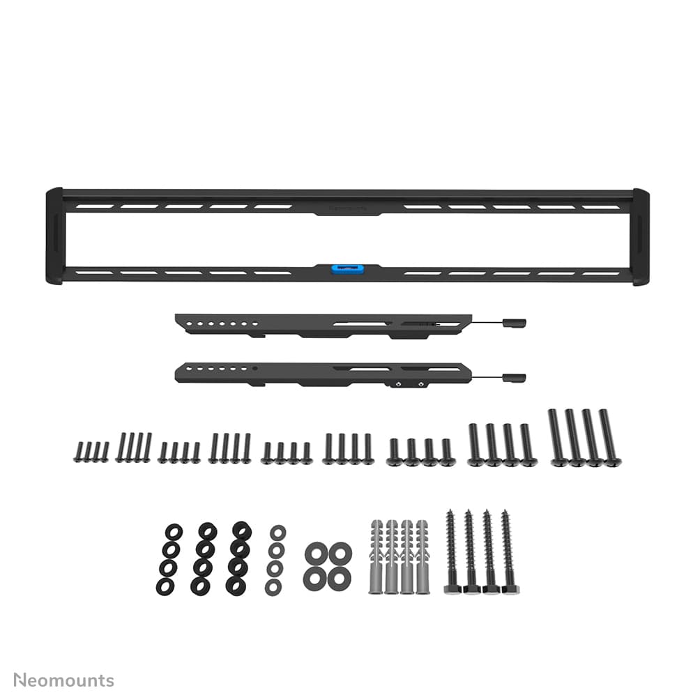 LEVEL-550 Support mural ultra-plat TV - 43-86 pouces - Max 60 kg - VESA 100x100-800x400 - Profondeur 2,3 cm - Installation facile - Noir — photo 11 sur 16