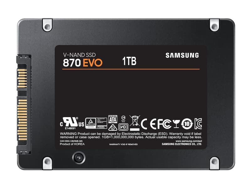 Samsung 870 EVO SATA III 2,5 pouces SSD 1 To — photo 5 sur 6