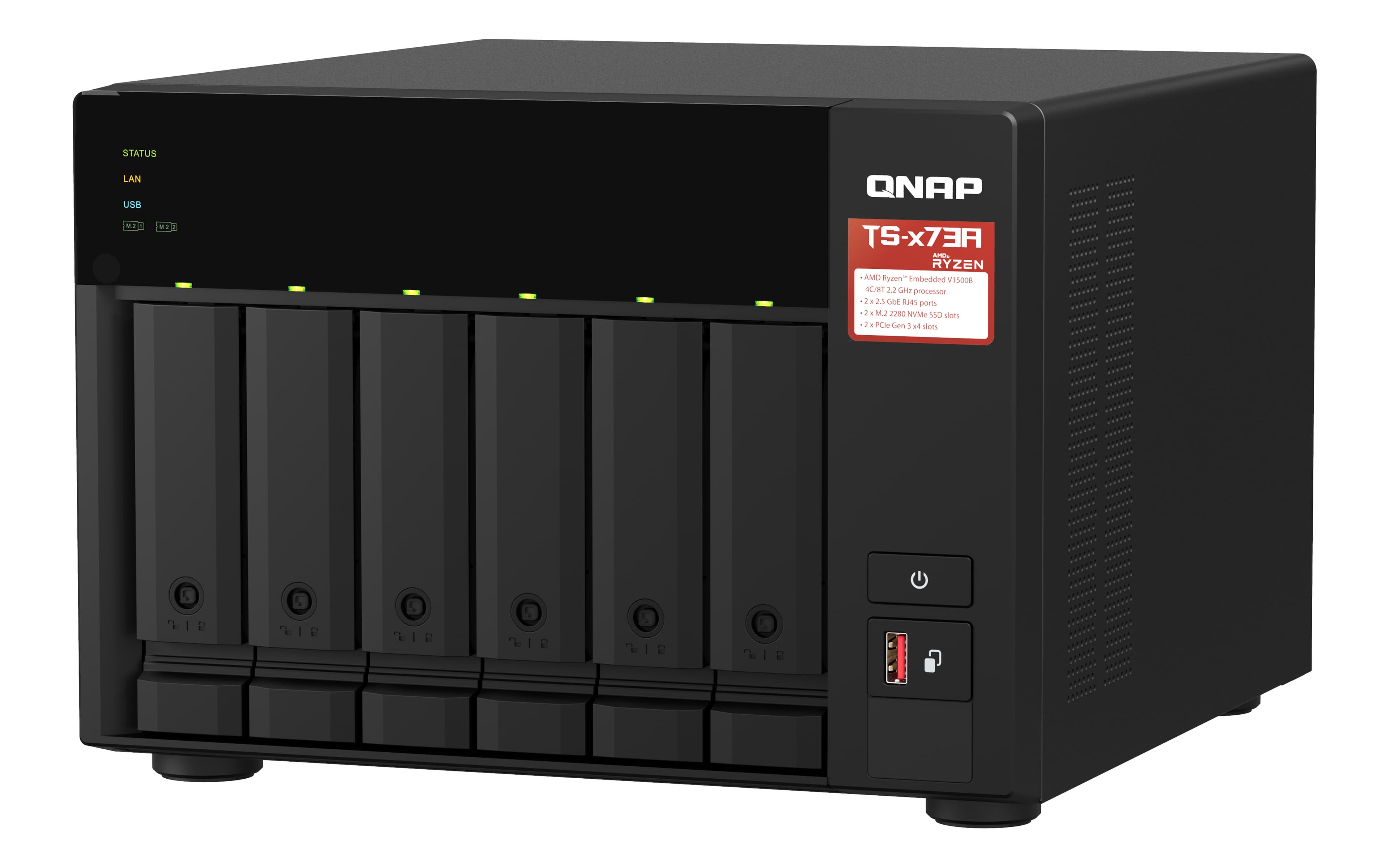 QNAP TS-673A NAS Tower — photo 4 of 6