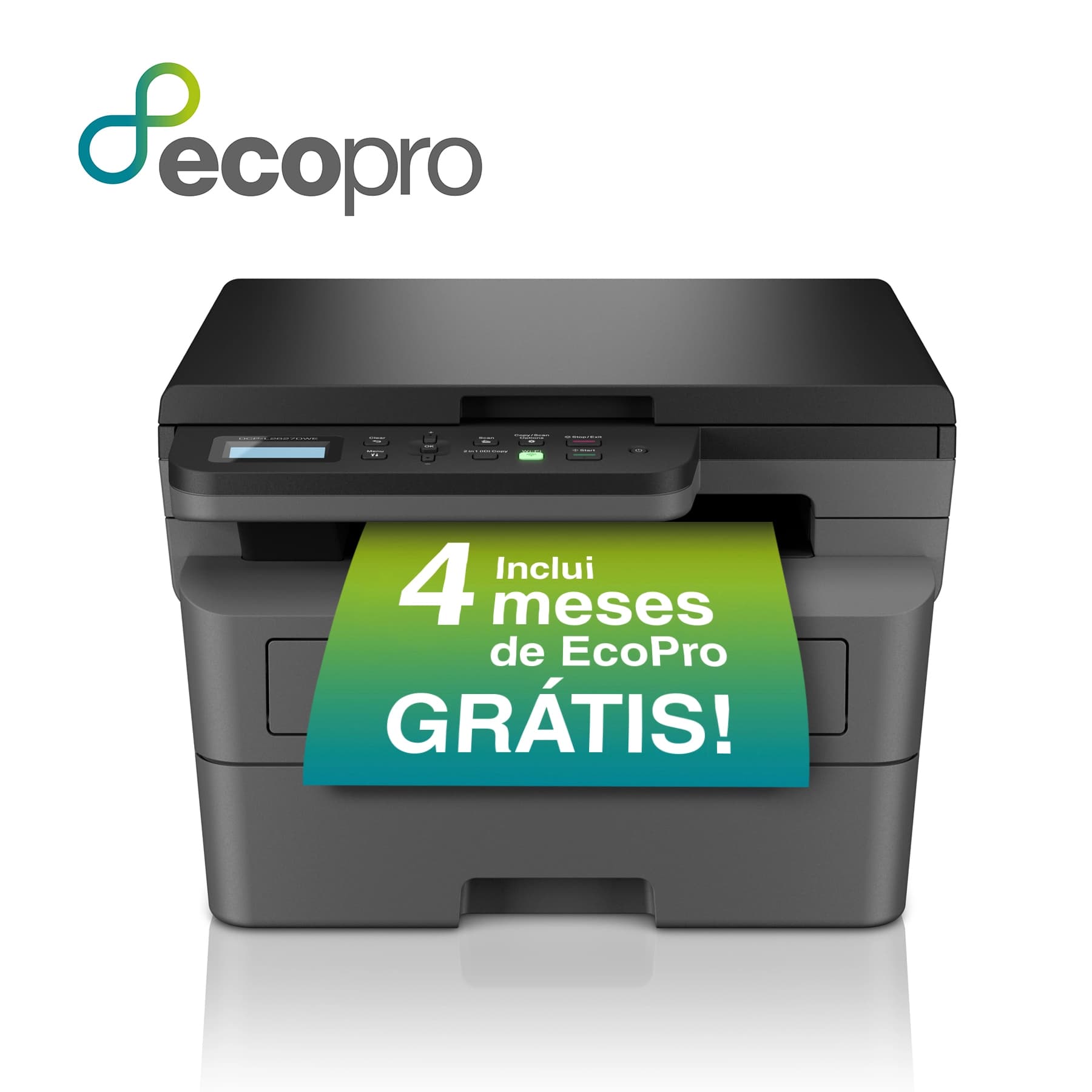 DCP-L2627DWE - Compact A4 Mono Laser All-in-One Printer - WiFi / USB — photo 3 of 11