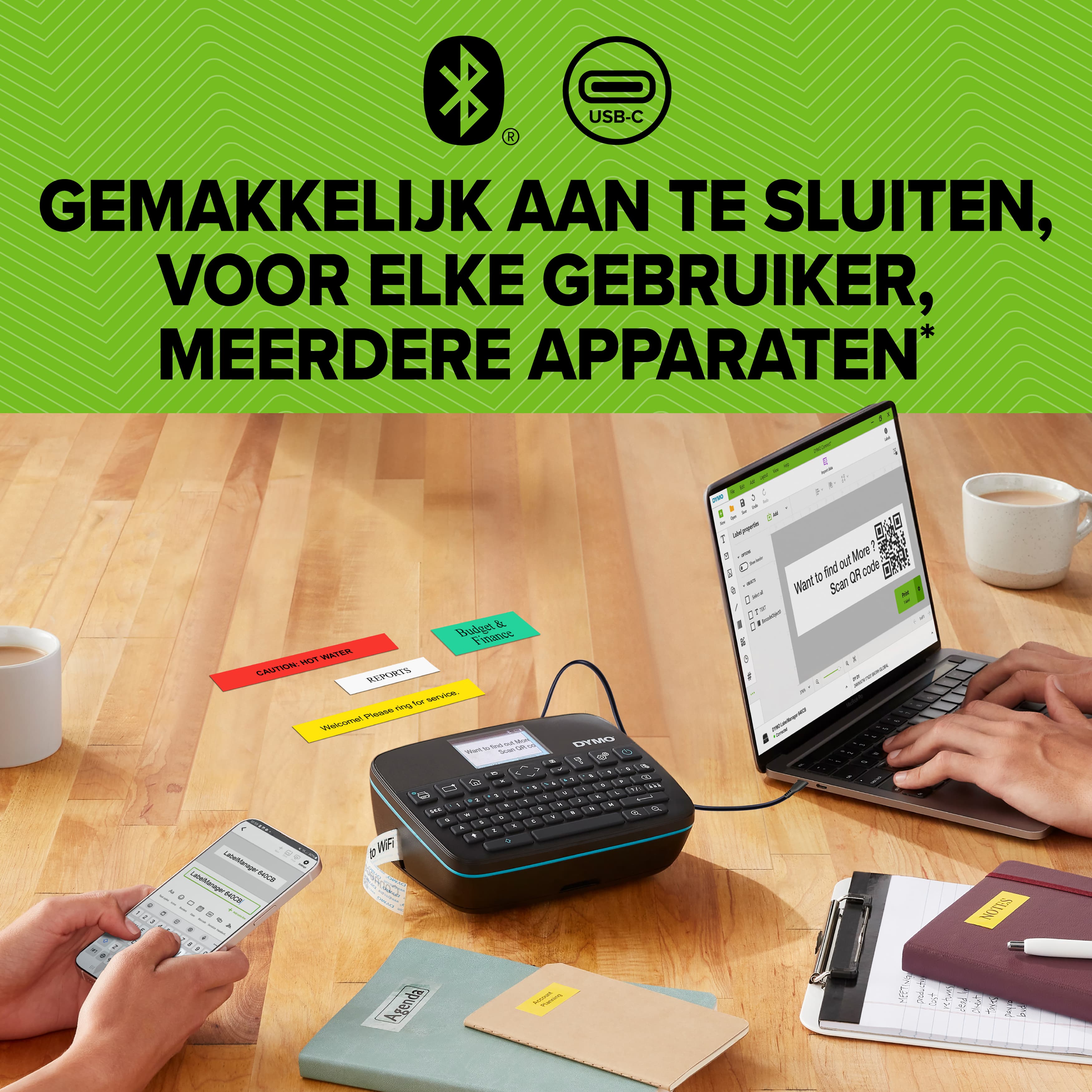 DYMO LabelManager Executive 640 CB - Kit de boîtier - Qwerty — photo 7 sur 7