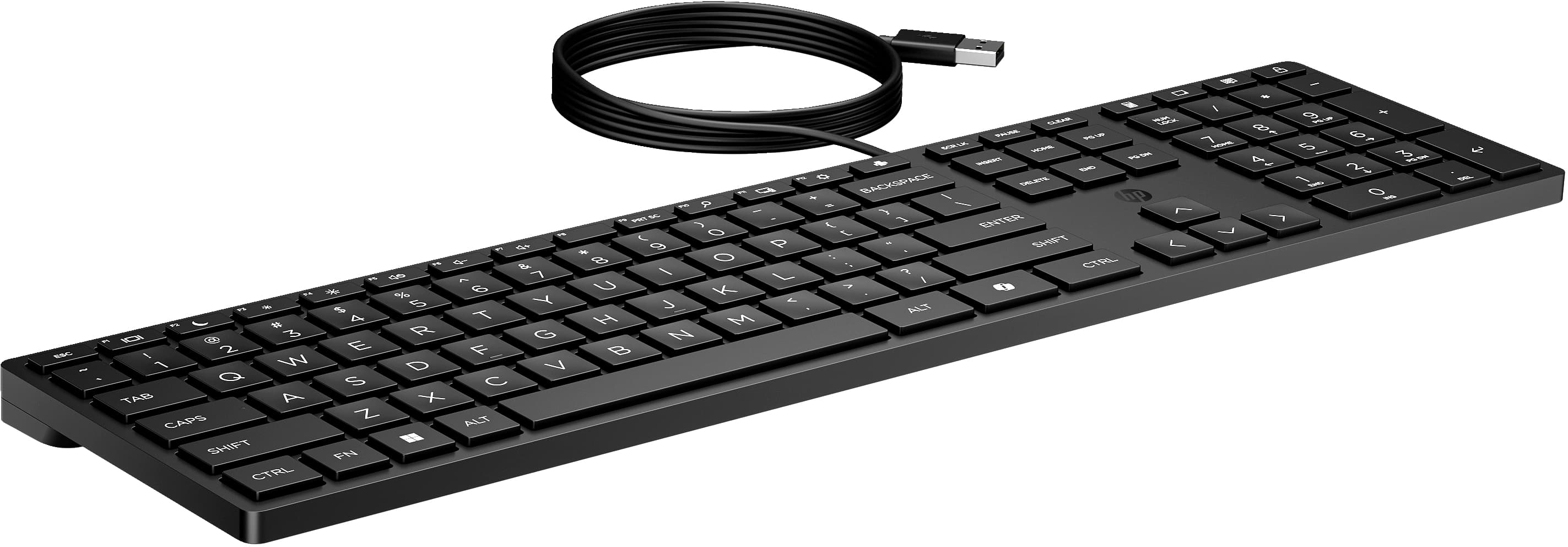 HP 320K Wired Desktop Keyboard (9SR37UT) - QWERTY — photo 2 of 6