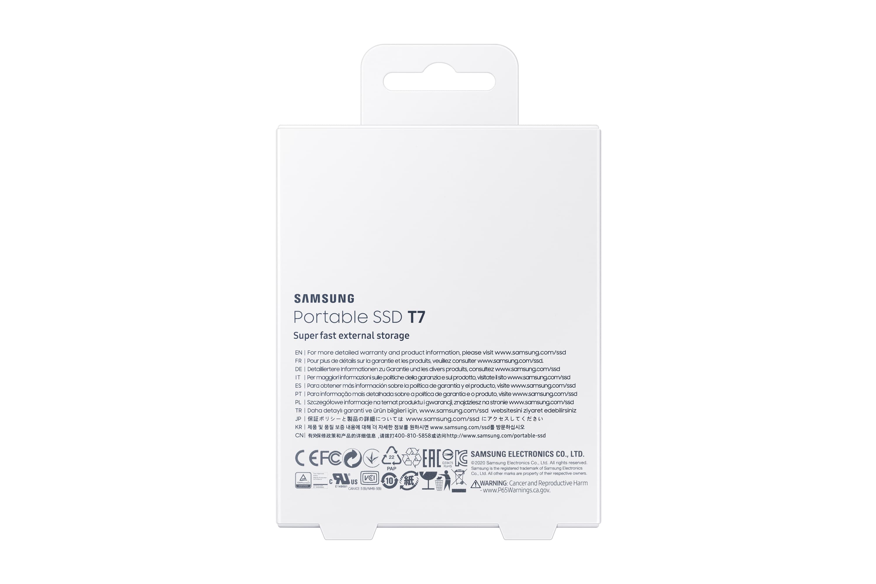 Samsung Portable SSD T7 1TB Bleu — photo 9 sur 12