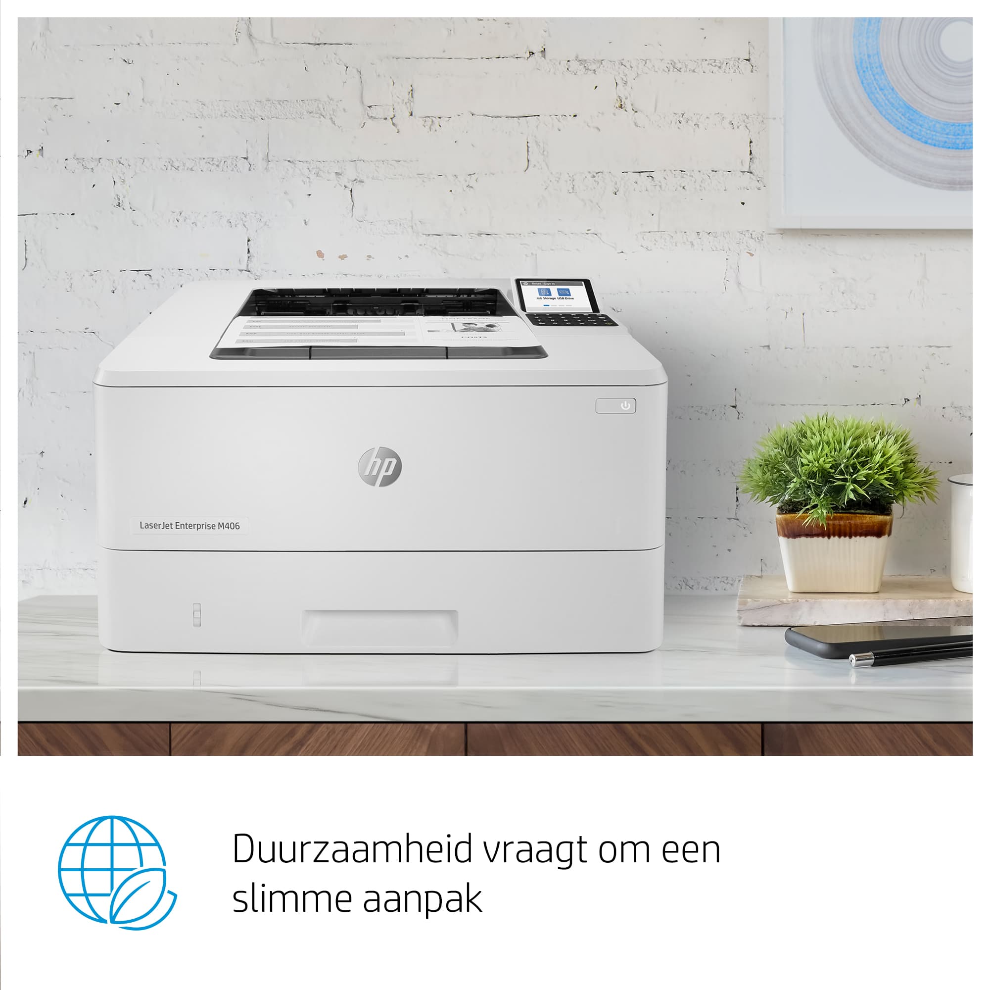 Imprimante HP LaserJet Enterprise M406dn — photo 8 sur 15