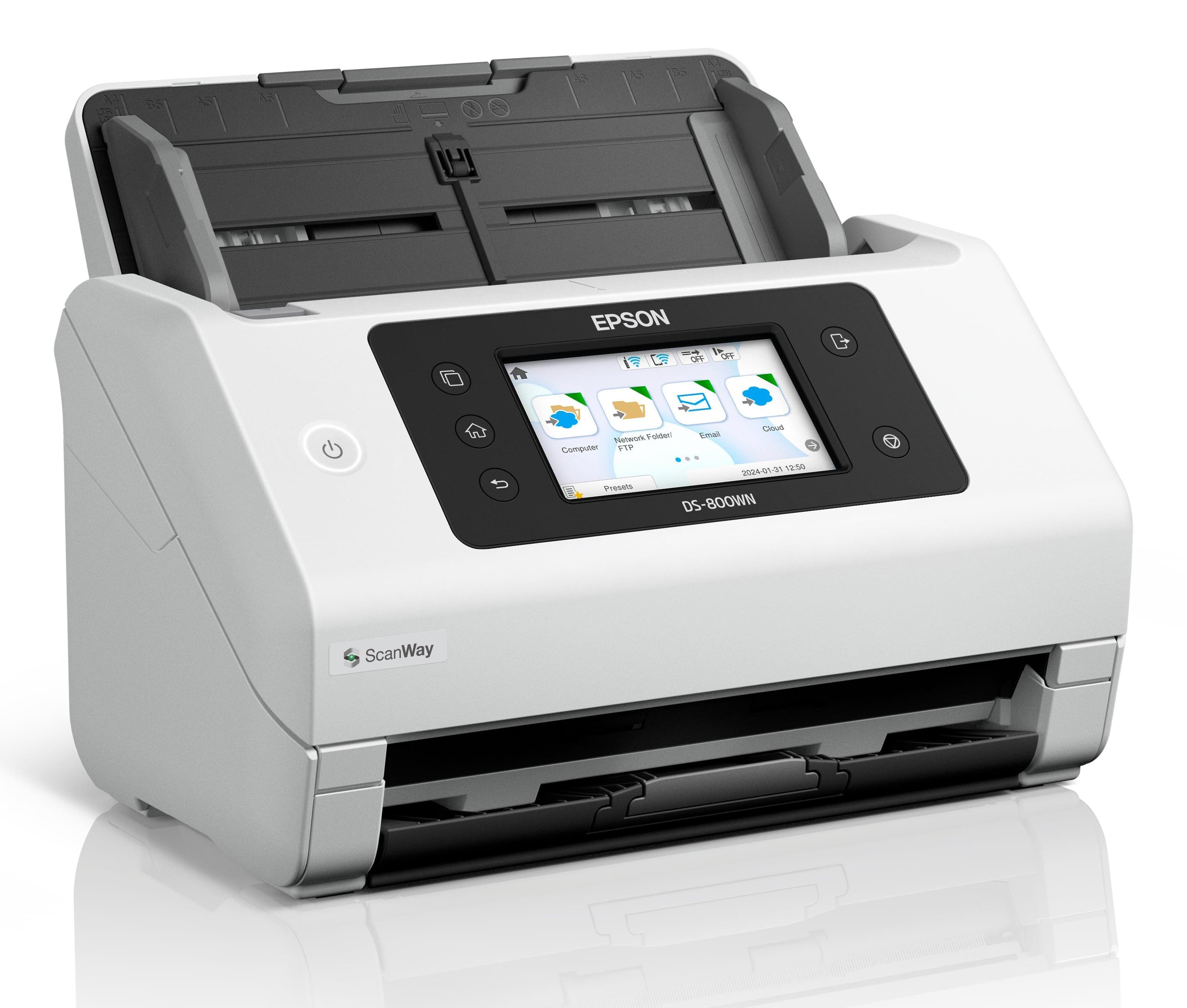 WorkForce DS-800WN Sheet-fed scanner 600 x 600 DPI A4 White — photo 6 sur 14