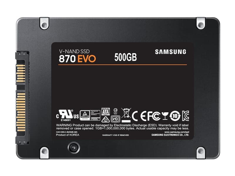 Samsung 870 EVO 500GB 2.5" SSD — photo 5 of 6