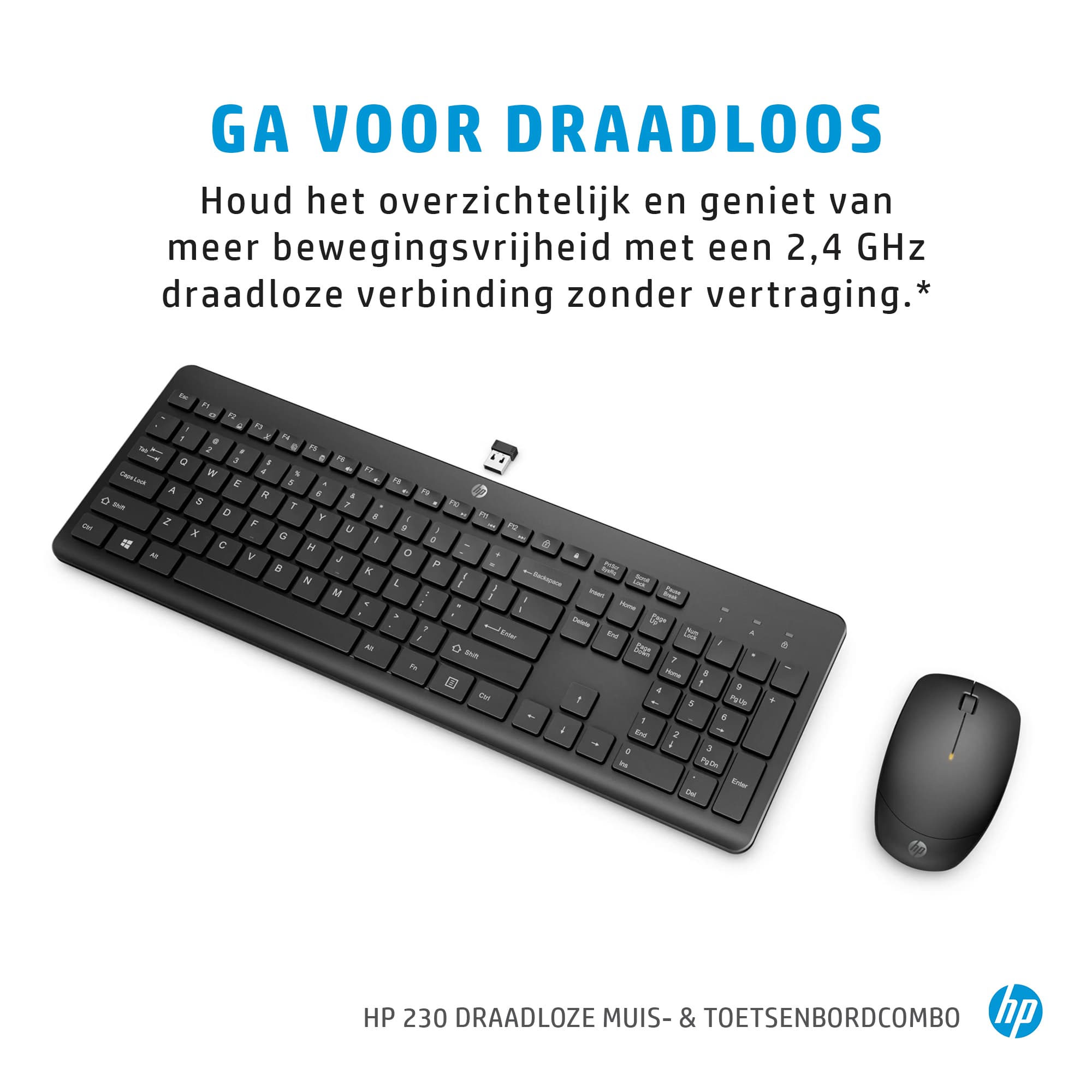 HP 230 Wireless Mouse and Keyboard Combo (18H24AA) - QWERTY — photo 10 of 10