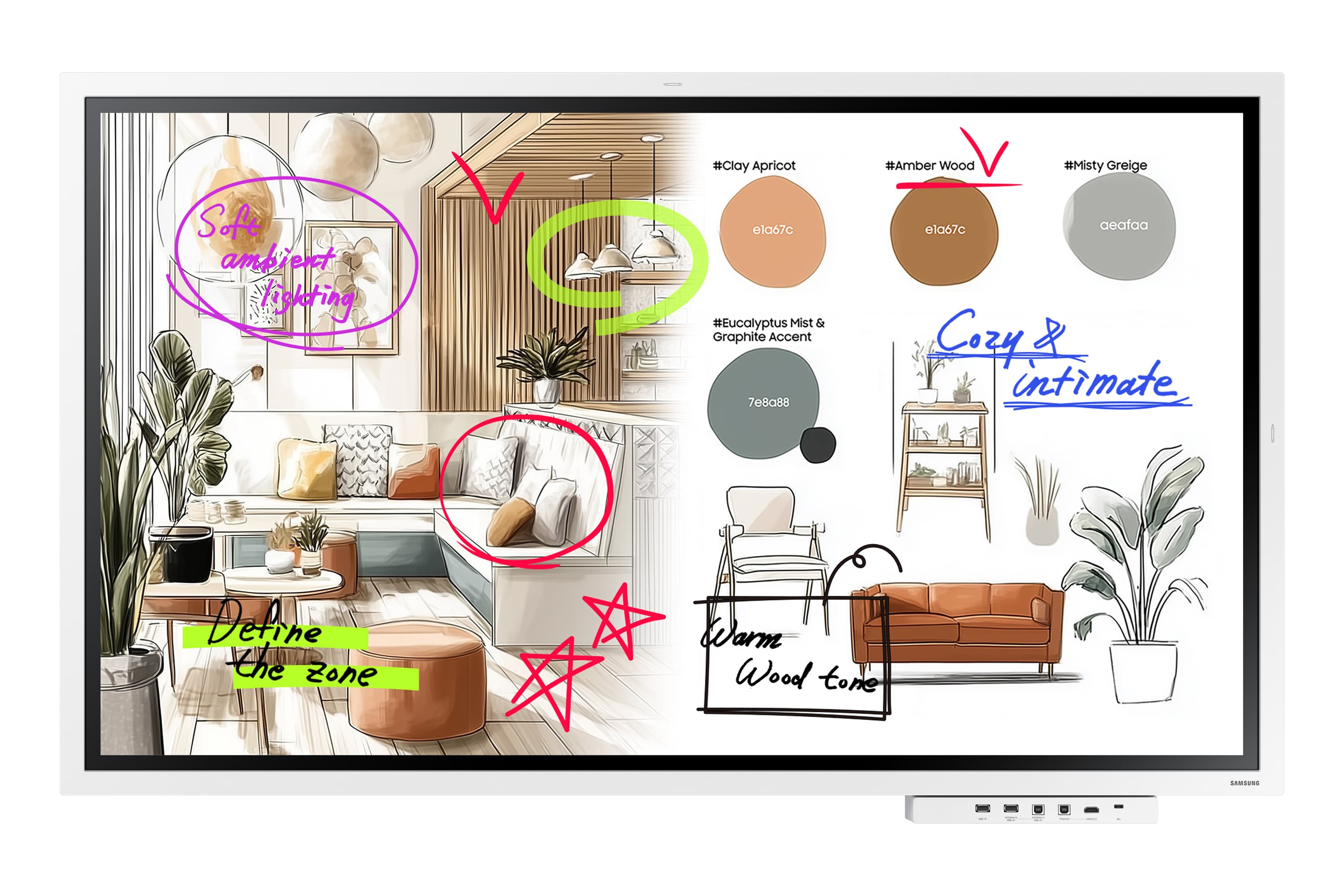 Samsung WMFX Series Flip Pro 55" Écran interactif 4K — photo 7 sur 24
