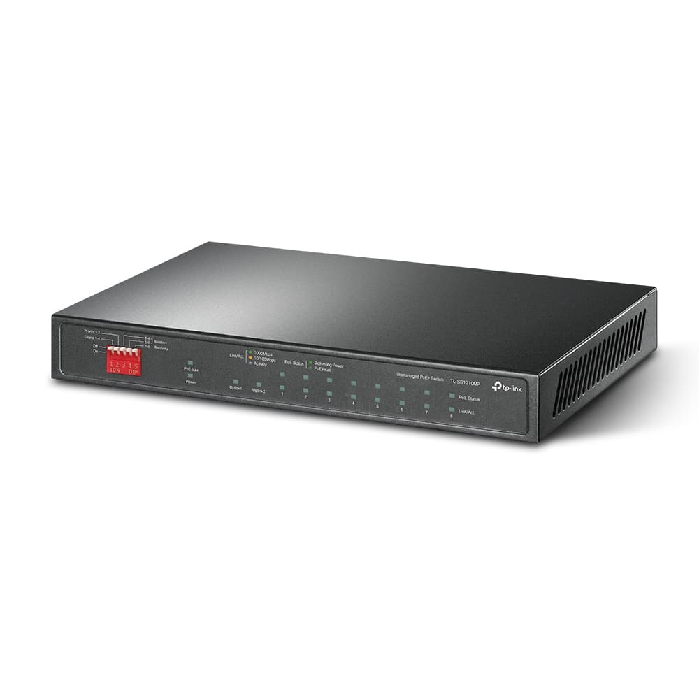 10-Port Gigabit Desktop Switch with 8-Port PoE+ — photo 2 of 4