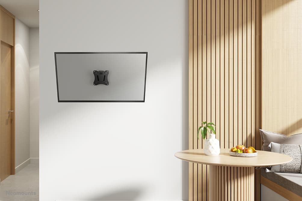Support mural inclinable pour moniteur/tv - 10-30" - Jusqu'à 25 kg - VESA 75x75-100x100 - Profondeur 3,4 cm - Noir — photo 9 sur 11