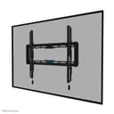 Support mural ultra-fin LEVEL-550 - 32-75 pouces - Jusqu'à 60 kg - VESA 100x100-400x400 - Profondeur 2,3 cm - Installation facile - Noir