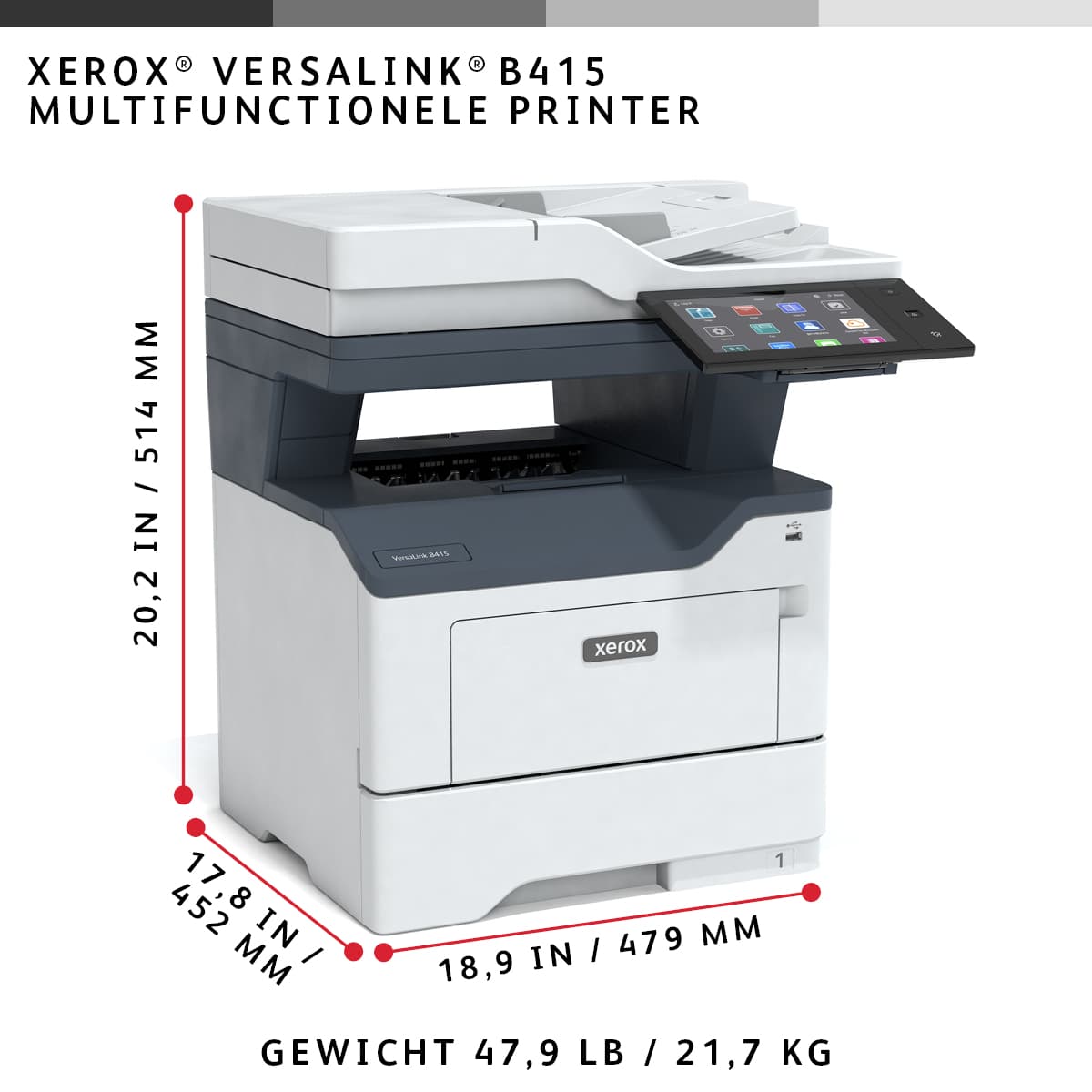 Xerox VersaLink B415 A4 Imprimante couleur — photo 21 sur 33