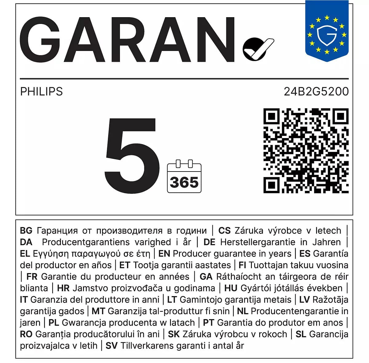 Moniteur Philips 24B2G5200/00 Full HD — photo 12 sur 12
