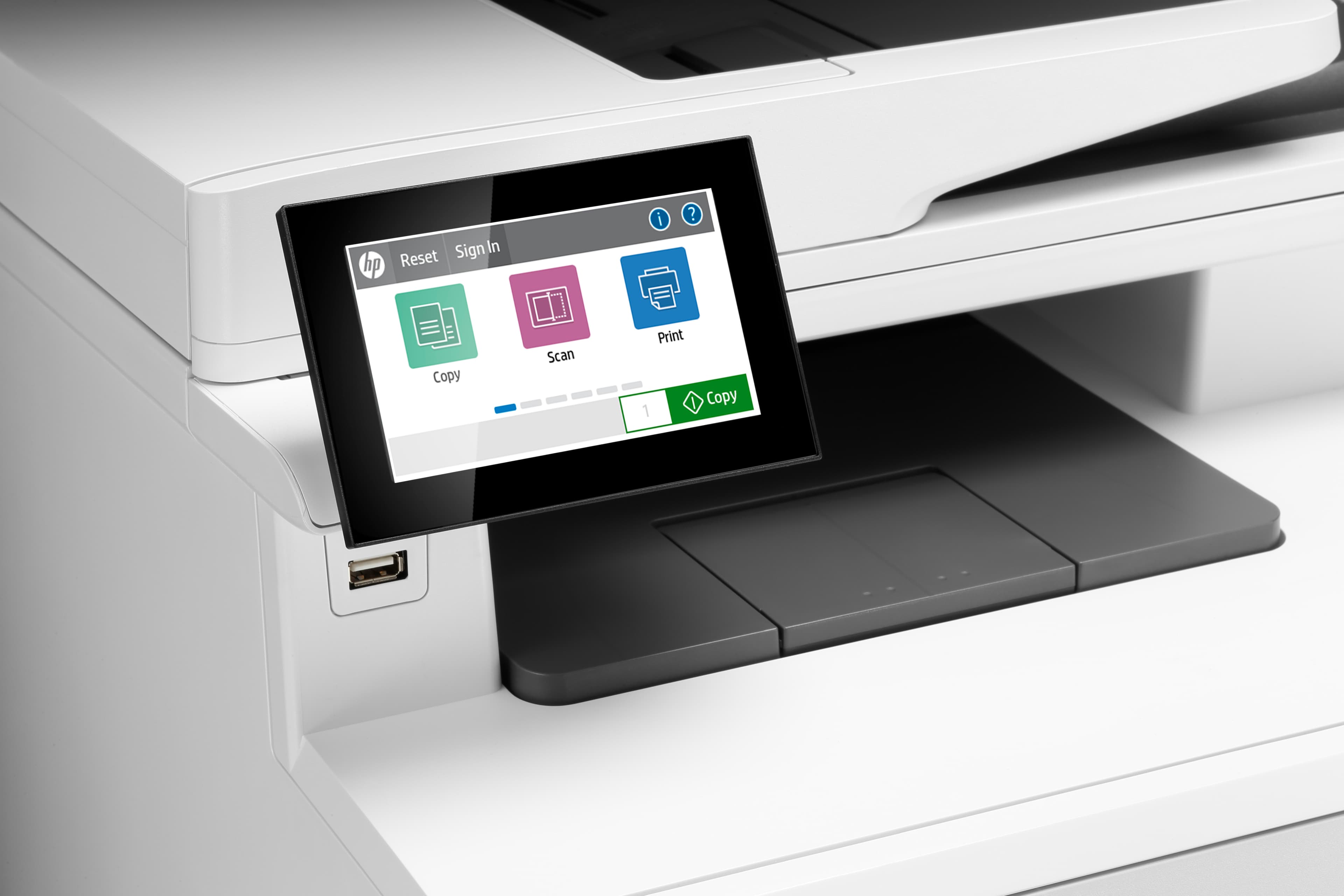 HP Color LaserJet Enterprise MFP M480f Printer — photo 7 of 20