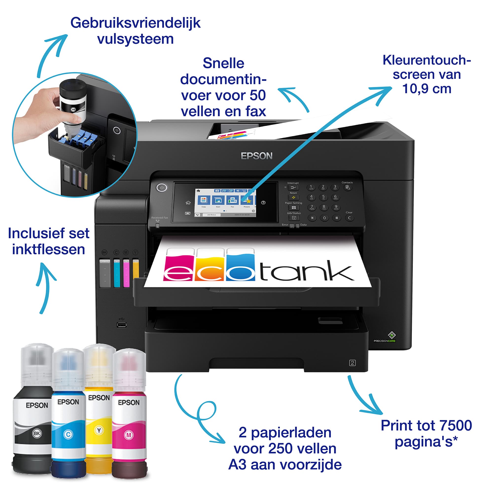 Imprimante multifonction Epson EcoTank ET-16605 — photo 3 sur 9
