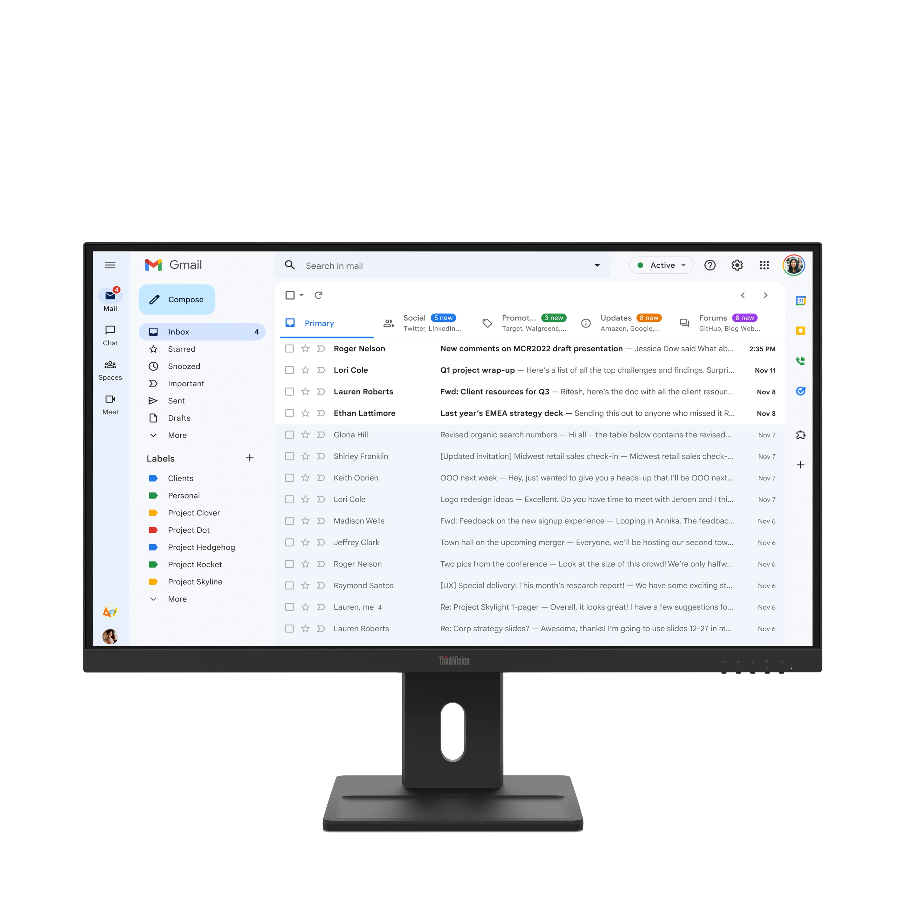 ThinkVision E27-40 — photo 2 sur 11