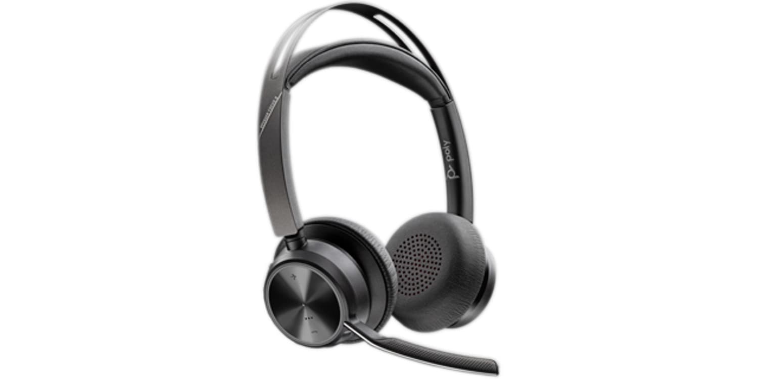 HP Poly Voyager Focus 2 USB-C-C Headset with USB-C/A Adapter and Charging Stand — photo 2 of 9