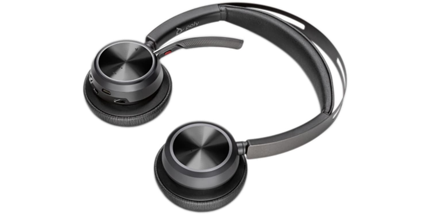 Poly Voyager Focus 2 USB-C-C Headset + USB-C/A Adapter — foto 8 van 8