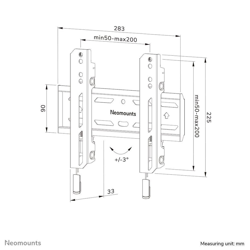 Fixed wall mount for 24-55 inch screens - Black — photo 19 of 19