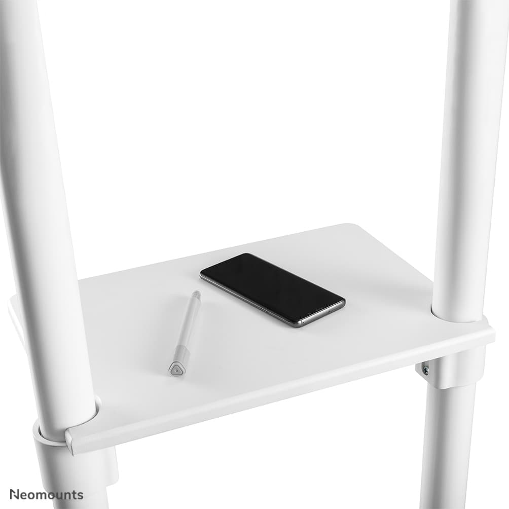 Support mural mobile pour écrans plats 32-70 pouces (support + chariot) (hauteur: 160 cm) Blanc — photo 13 sur 16
