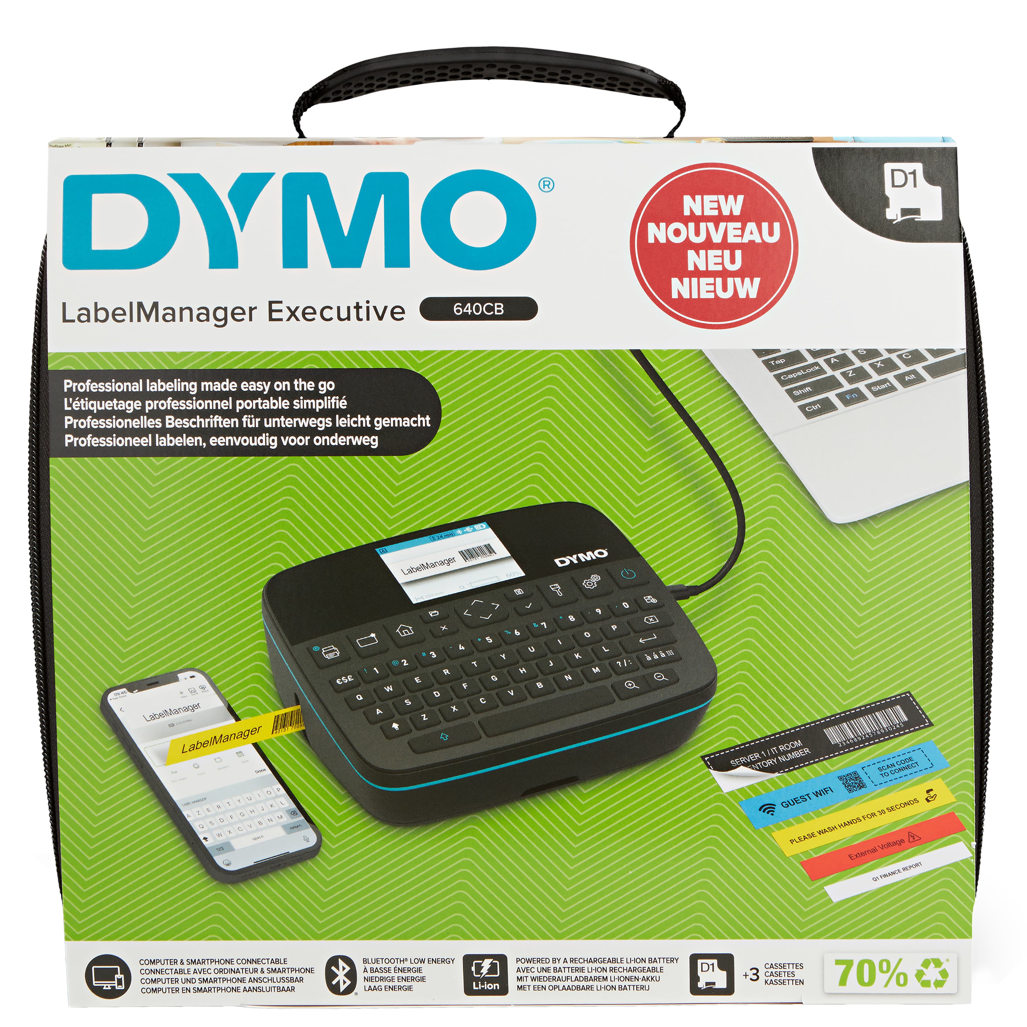 DYMO LabelManager Executive 640 CB - Case Kit - Qwerty